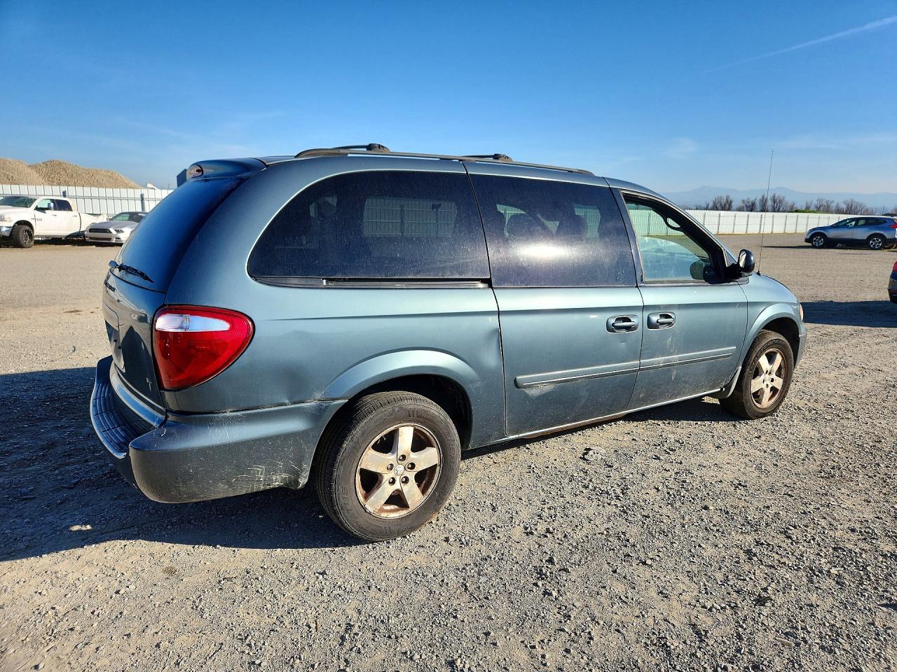2006 Dodge Grand Caravan Sxt Blue vin: 2D4GP44L86R792129