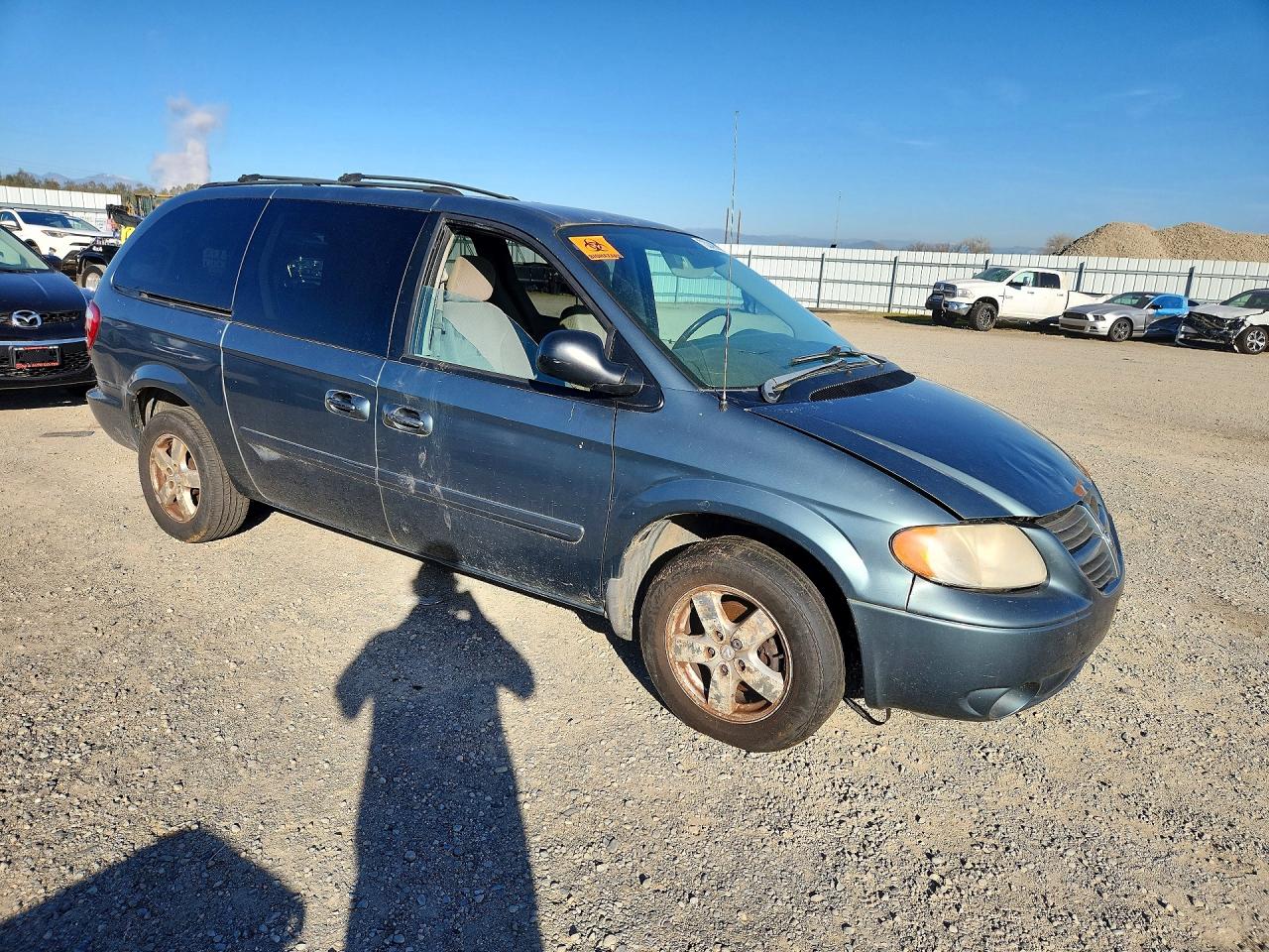 2006 Dodge Grand Caravan Sxt Blue vin: 2D4GP44L86R792129