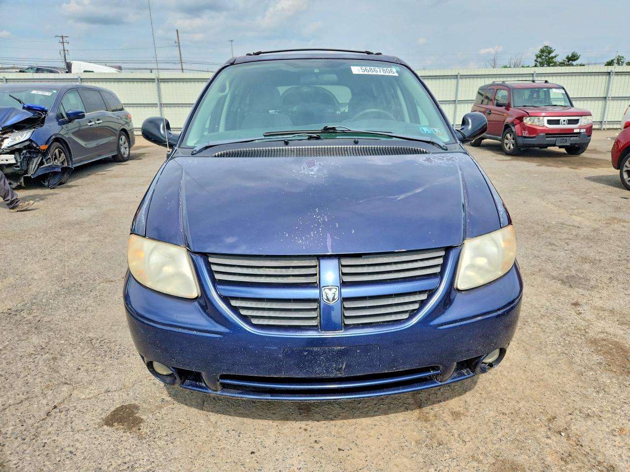 2006 Dodge Grand Caravan Sxt Blue vin: 2D4GP44L86R804456