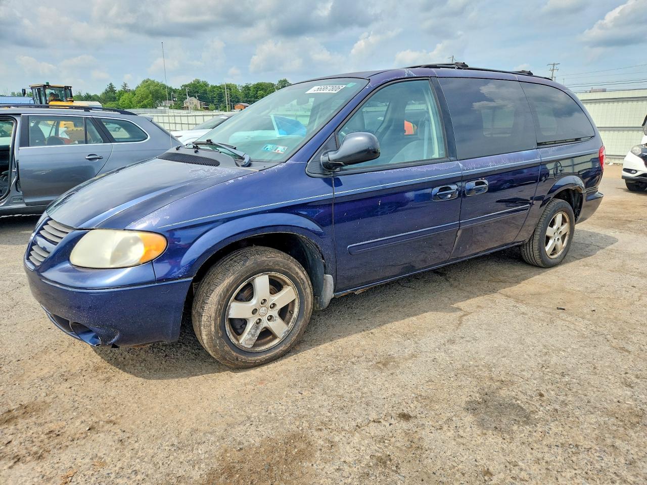 2006 Dodge Grand Caravan Sxt Blue vin: 2D4GP44L86R804456