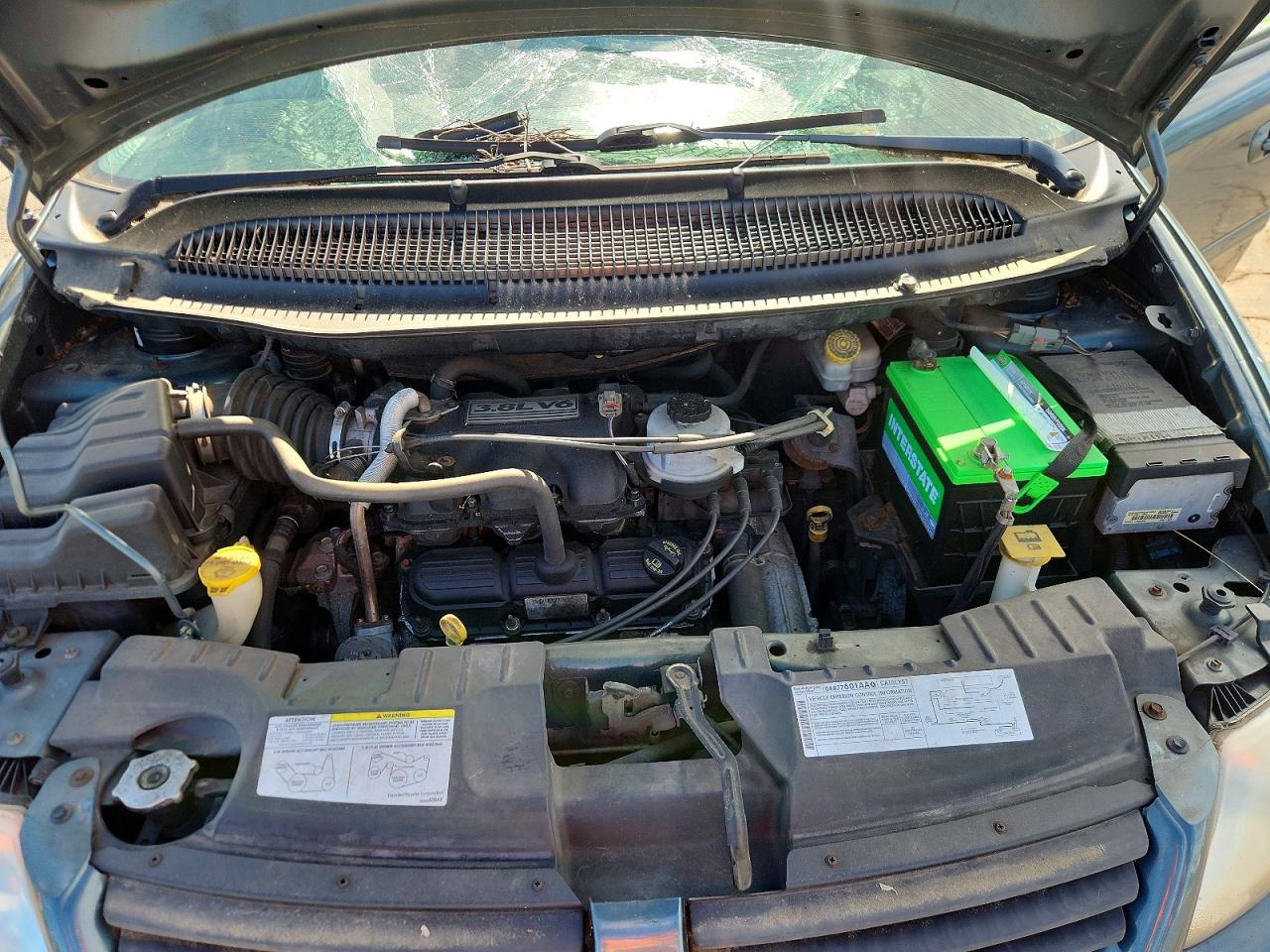 2007 Dodge Grand Caravan Sxt Gray vin: 2D4GP44L87R195516