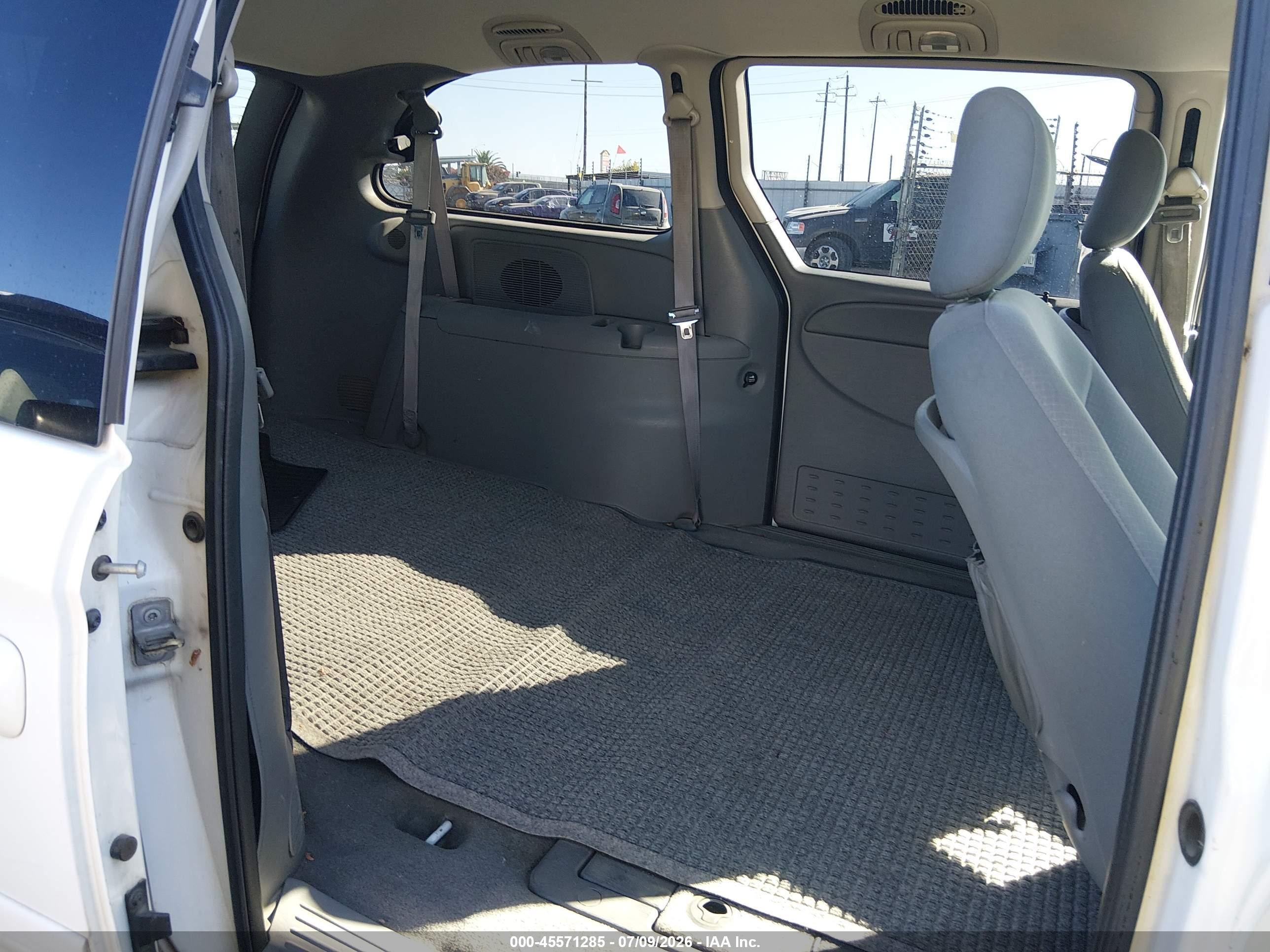 2007 Dodge Grand Caravan Sxt White vin: 2D4GP44L87R314522