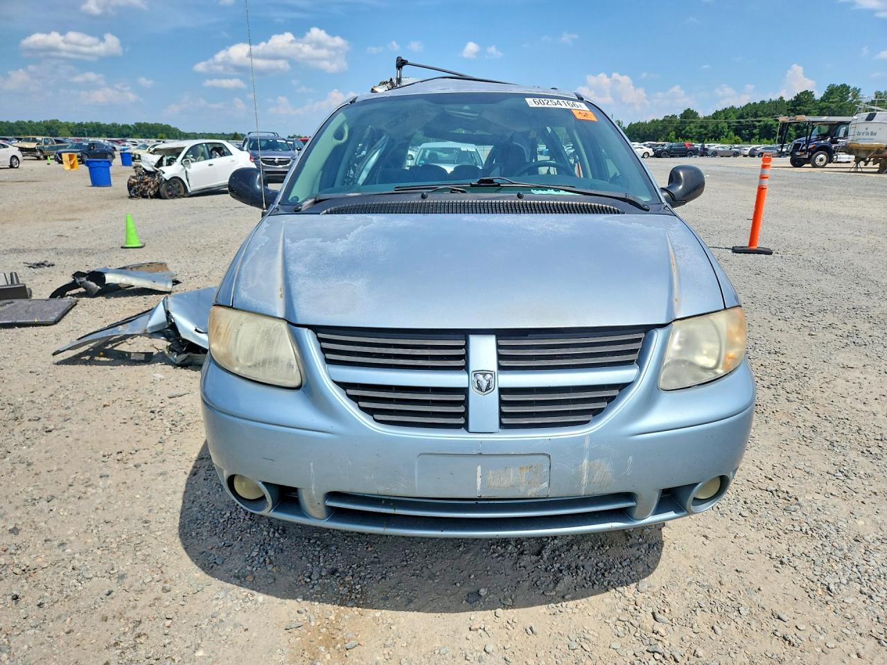 2005 Dodge Grand Caravan Sxt Blue vin: 2D4GP44L95R222929