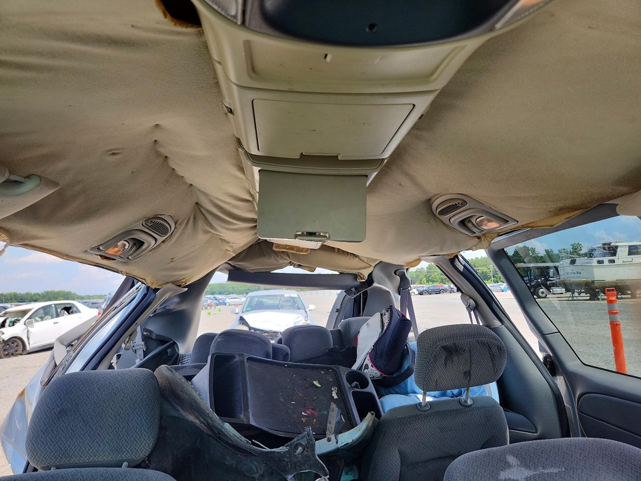 2005 Dodge Grand Caravan Sxt Blue vin: 2D4GP44L95R222929