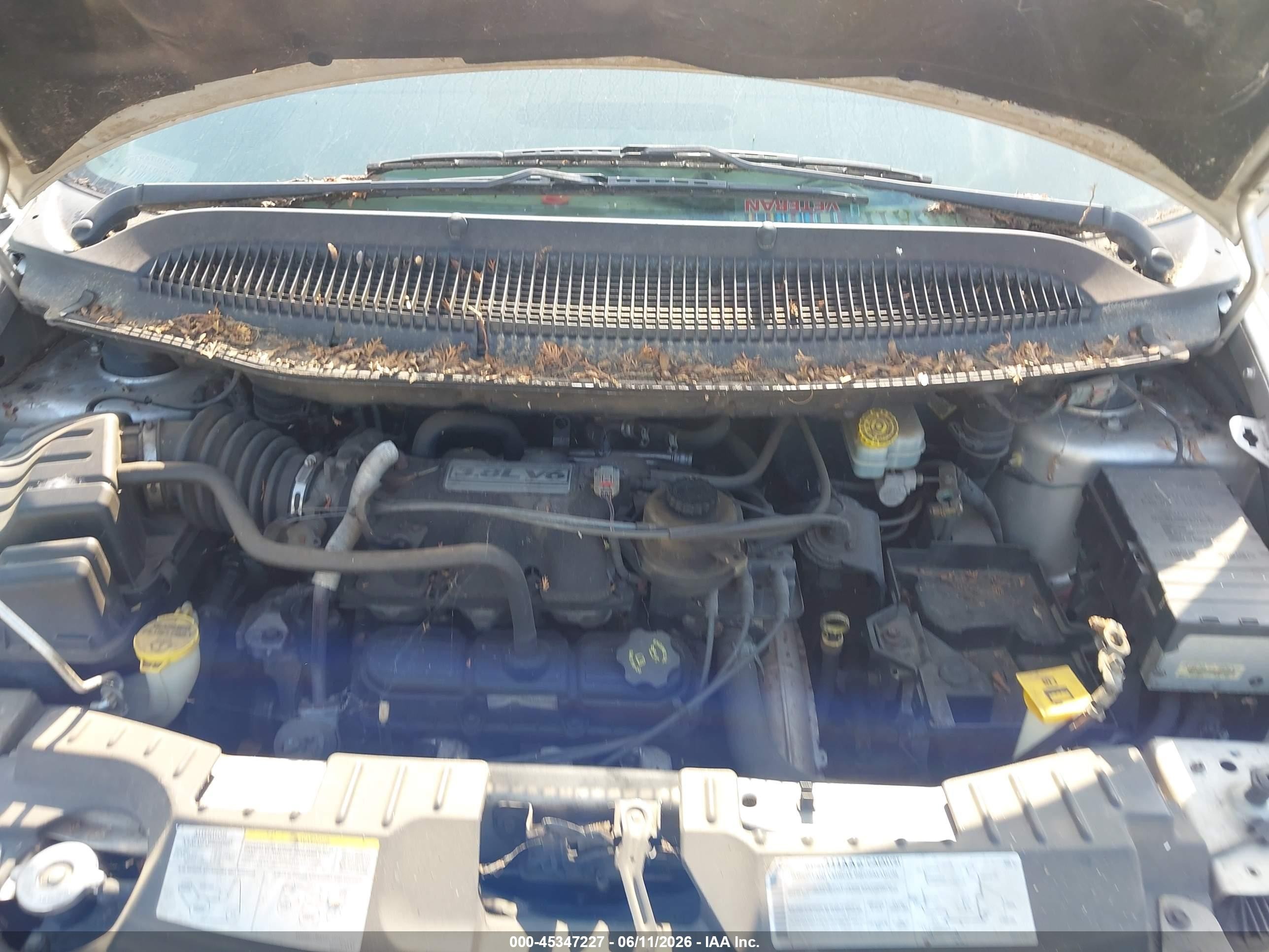 2005 Dodge Grand Caravan Sxt Silver vin: 2D4GP44L95R286081