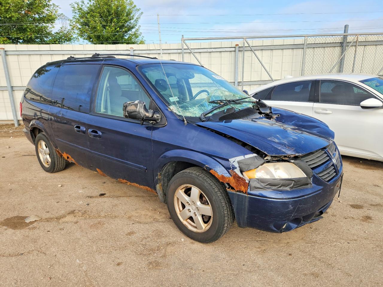 2005 Dodge Grand Caravan Sxt Blue vin: 2D4GP44L95R300528