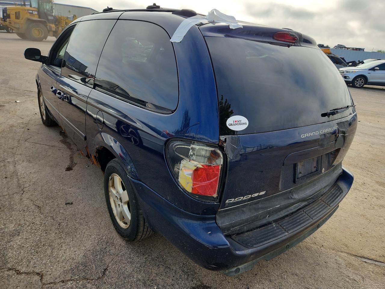 2005 Dodge Grand Caravan Sxt Blue vin: 2D4GP44L95R300528
