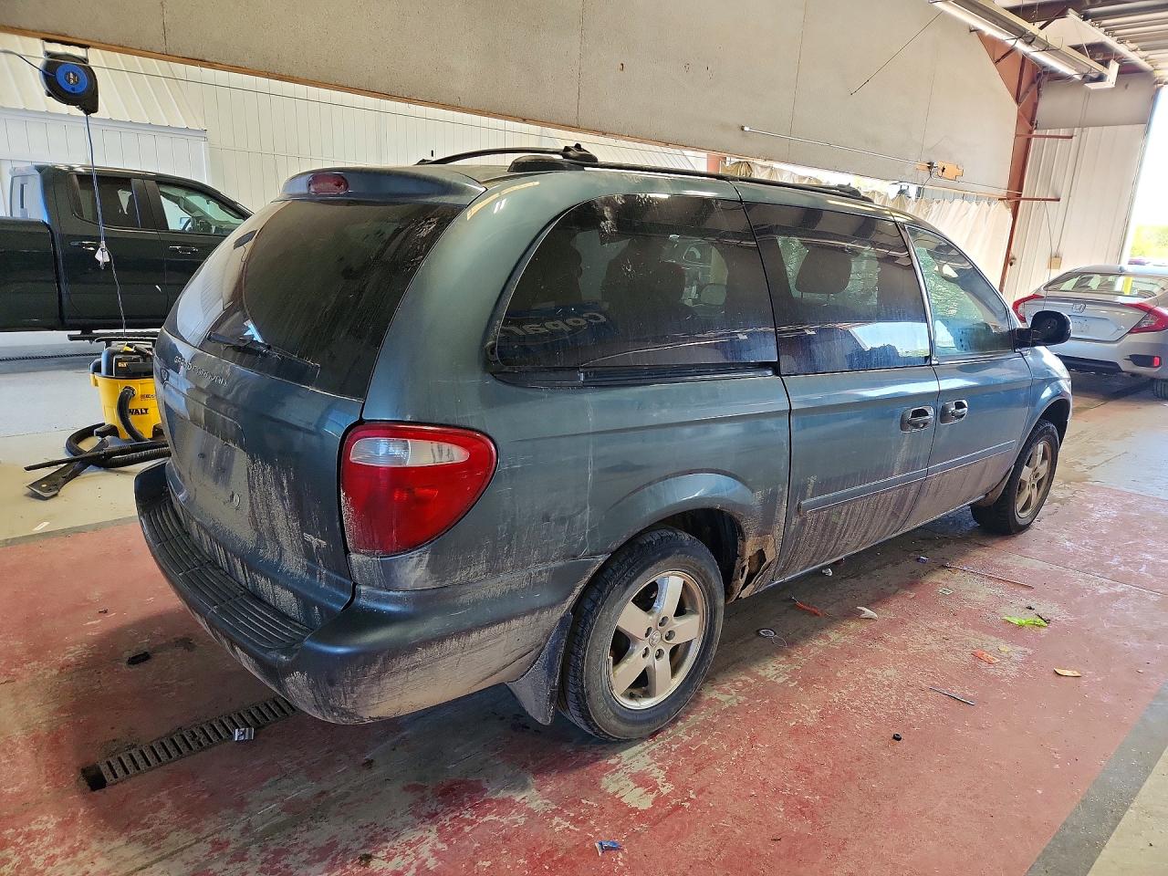 2006 Dodge Grand Caravan Sxt Blue vin: 2D4GP44L96R600653