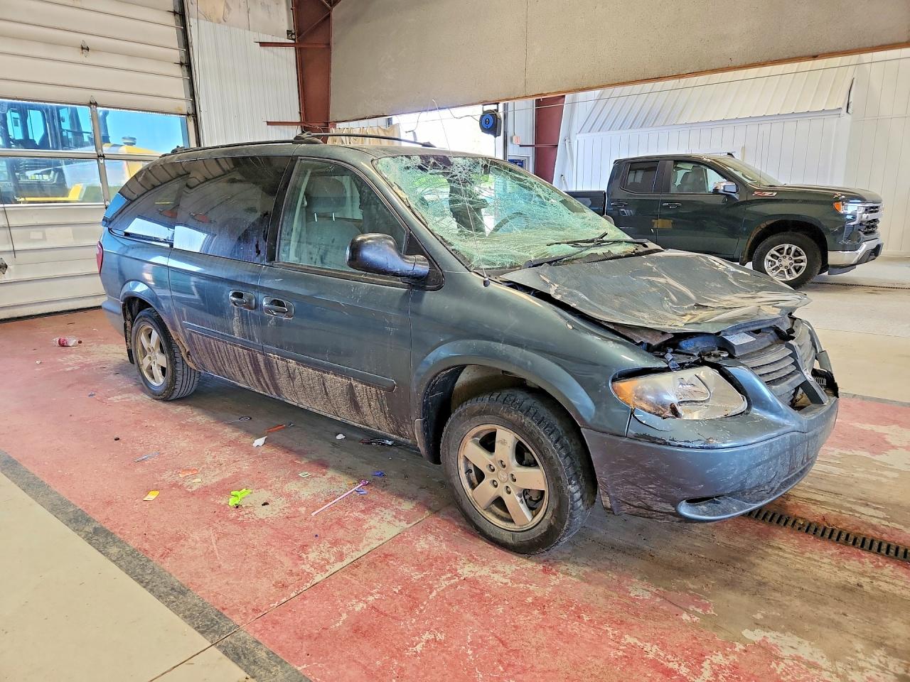 2006 Dodge Grand Caravan Sxt Blue vin: 2D4GP44L96R600653