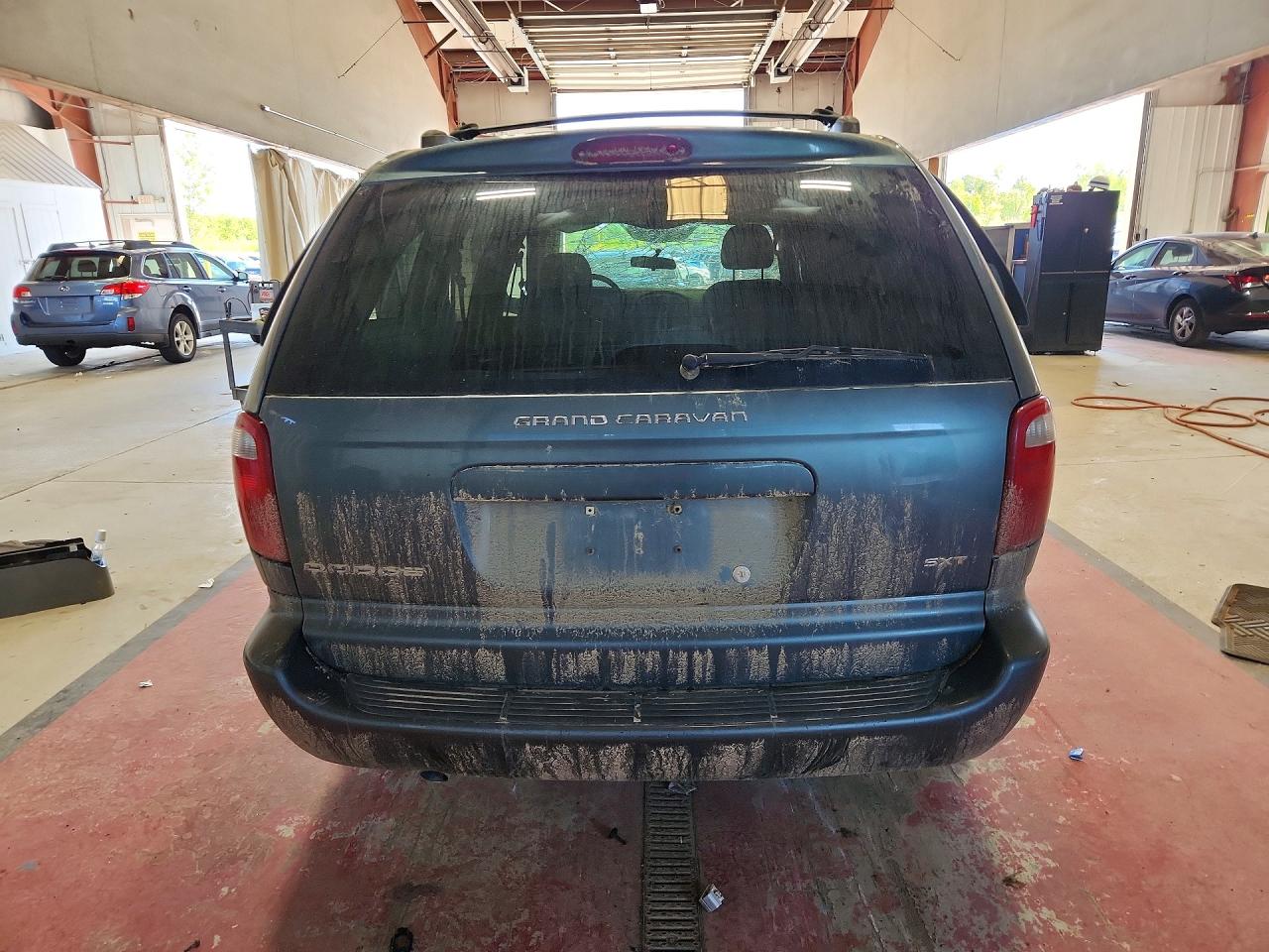 2006 Dodge Grand Caravan Sxt Blue vin: 2D4GP44L96R600653