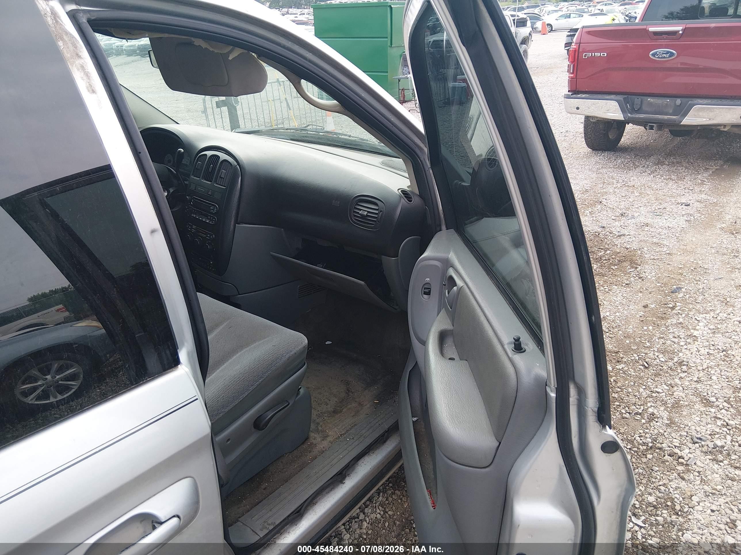 2006 Dodge Grand Caravan Sxt Silver vin: 2D4GP44L96R635564