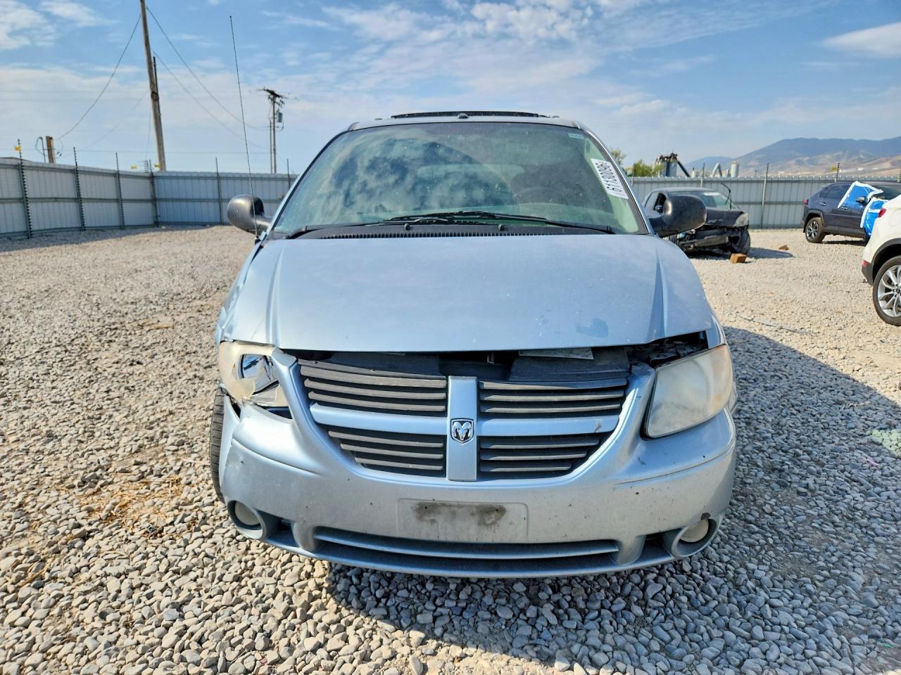 2006 Dodge Grand Caravan Sxt Blue vin: 2D4GP44L96R811156