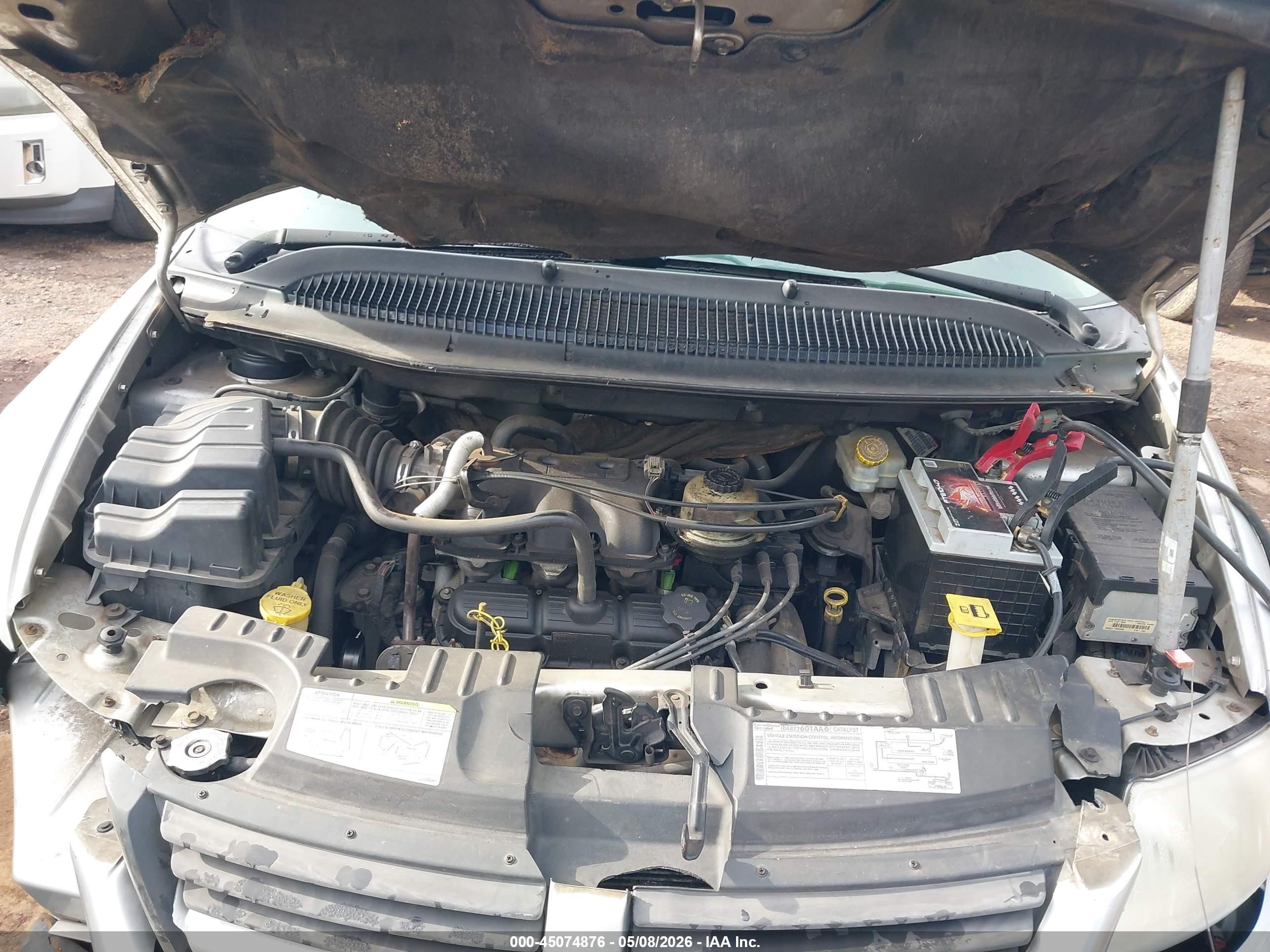 2007 Dodge Grand Caravan Sxt Silver vin: 2D4GP44L97R113597
