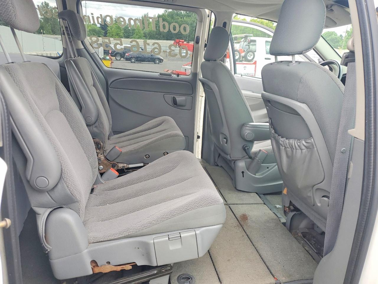 2007 Dodge Grand Caravan Sxt White vin: 2D4GP44L97R133073