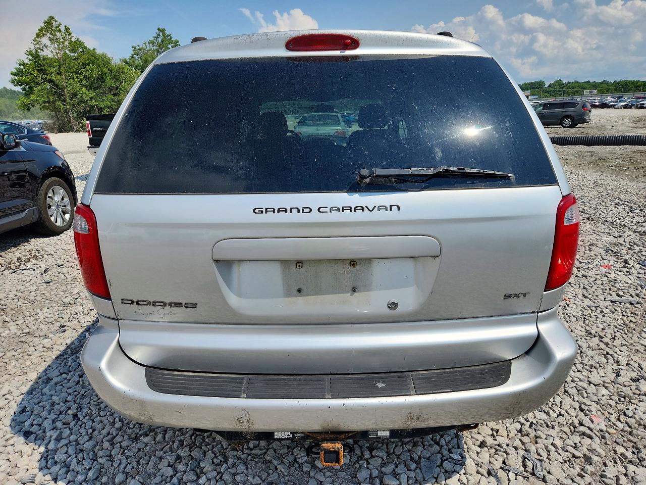 2007 Dodge Grand Caravan Sxt Silver vin: 2D4GP44L97R271258