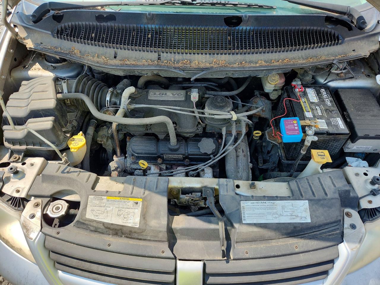 2007 Dodge Grand Caravan Sxt Silver vin: 2D4GP44L97R271258