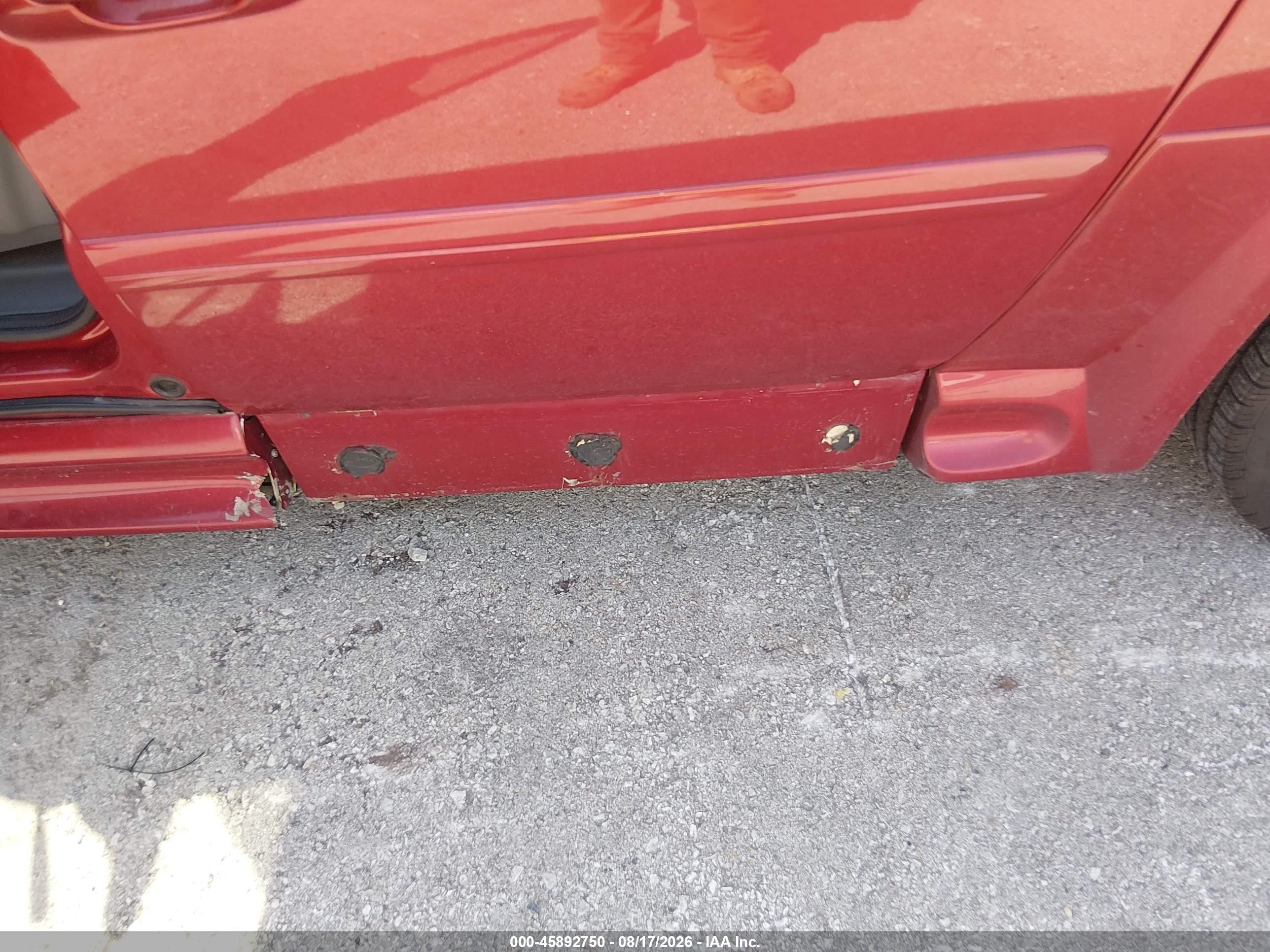 2007 Dodge Grand Caravan Sxt Red vin: 2D4GP44L97R313234