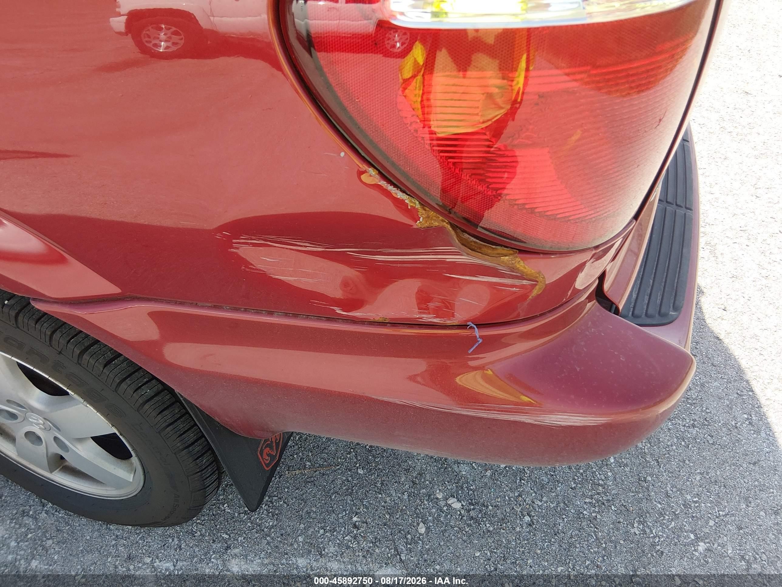 2007 Dodge Grand Caravan Sxt Red vin: 2D4GP44L97R313234