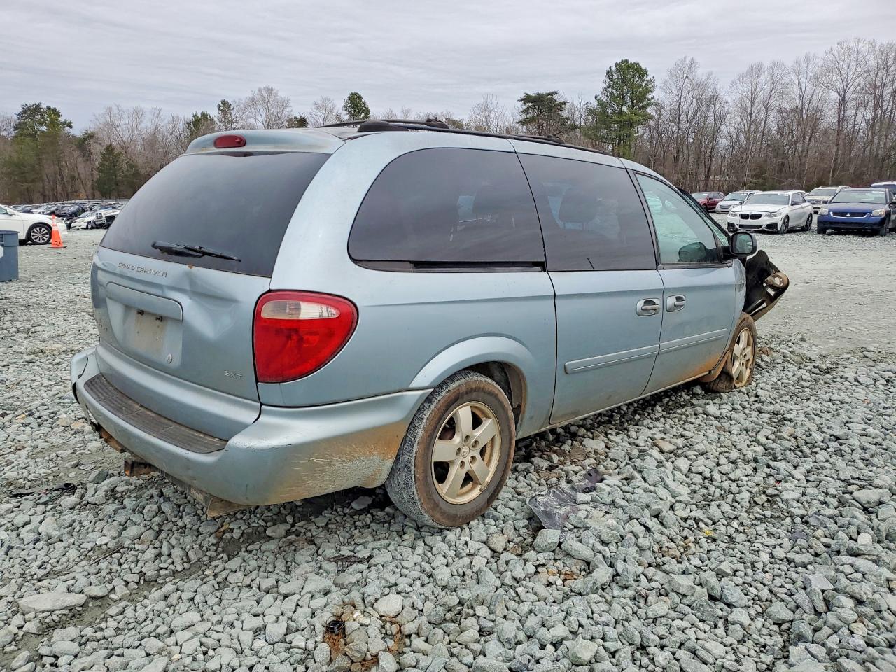 2005 Dodge Grand Caravan Sxt Silver vin: 2D4GP44LX5R287904