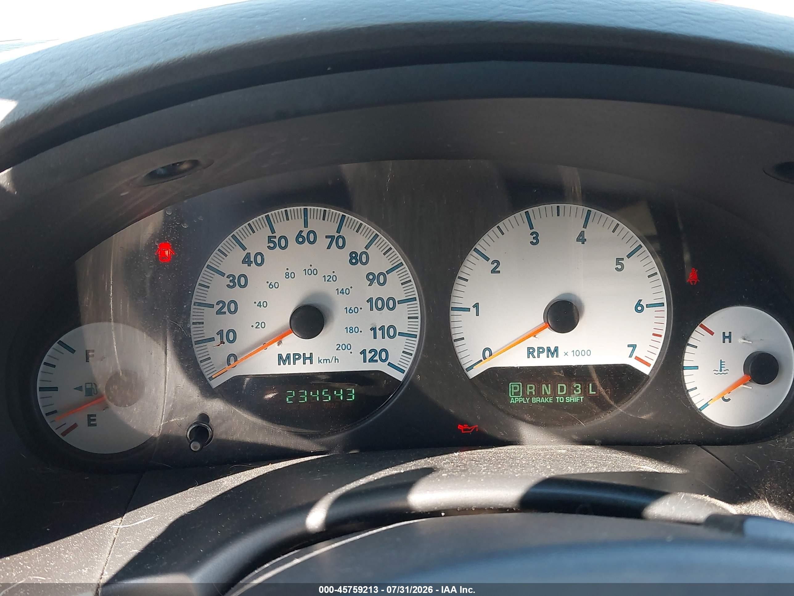 2005 Dodge Grand Caravan Sxt Light Blue vin: 2D4GP44LX5R464984
