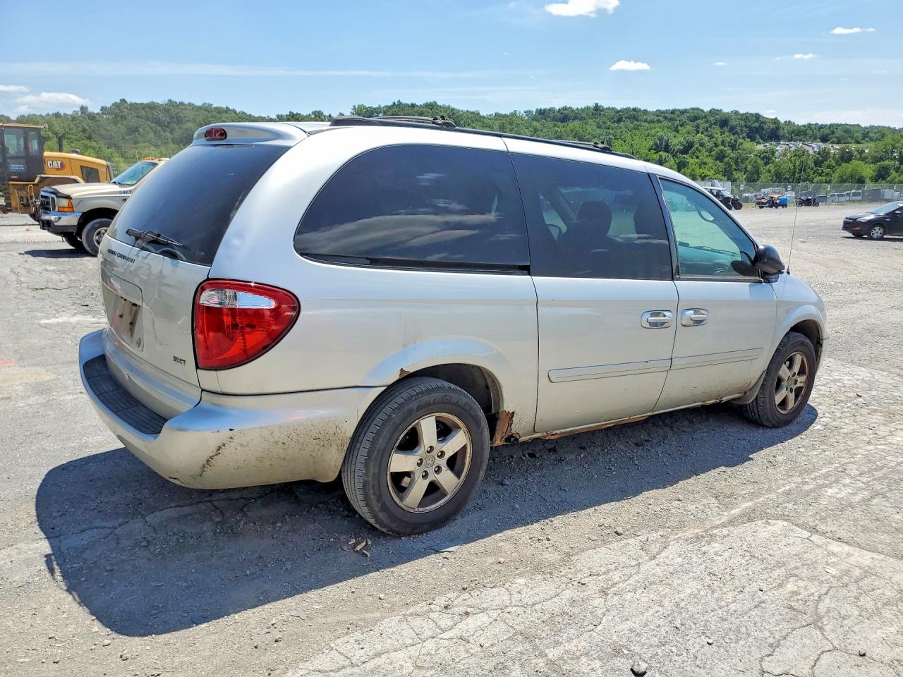 2006 Dodge Grand Caravan Sxt Серебряный vin: 2D4GP44LX6R654303