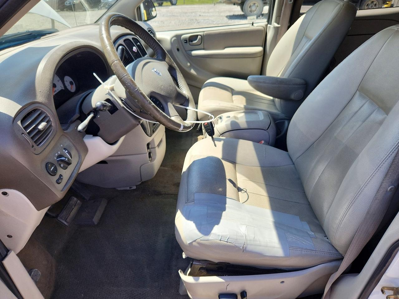 2006 Dodge Grand Caravan Sxt White vin: 2D4GP44LX6R776031