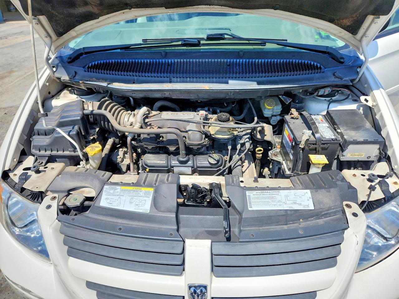 2006 Dodge Grand Caravan Sxt White vin: 2D4GP44LX6R776031