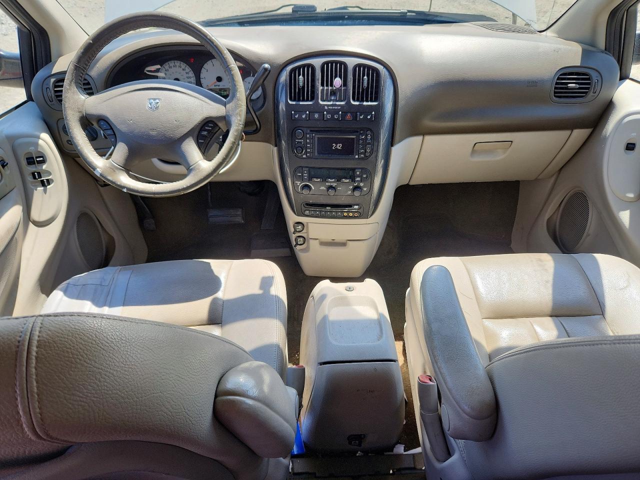 2006 Dodge Grand Caravan Sxt White vin: 2D4GP44LX6R776031