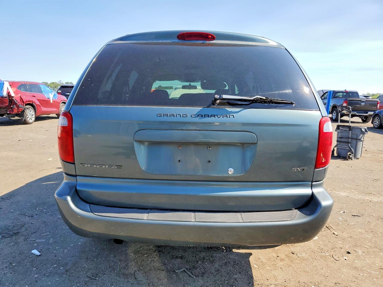 2006 Dodge Grand Caravan Sxt Синий vin: 2D4GP44LX6R838141