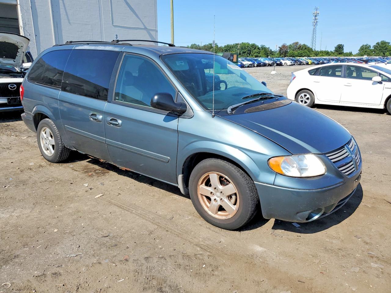 2006 Dodge Grand Caravan Sxt Синий vin: 2D4GP44LX6R838141