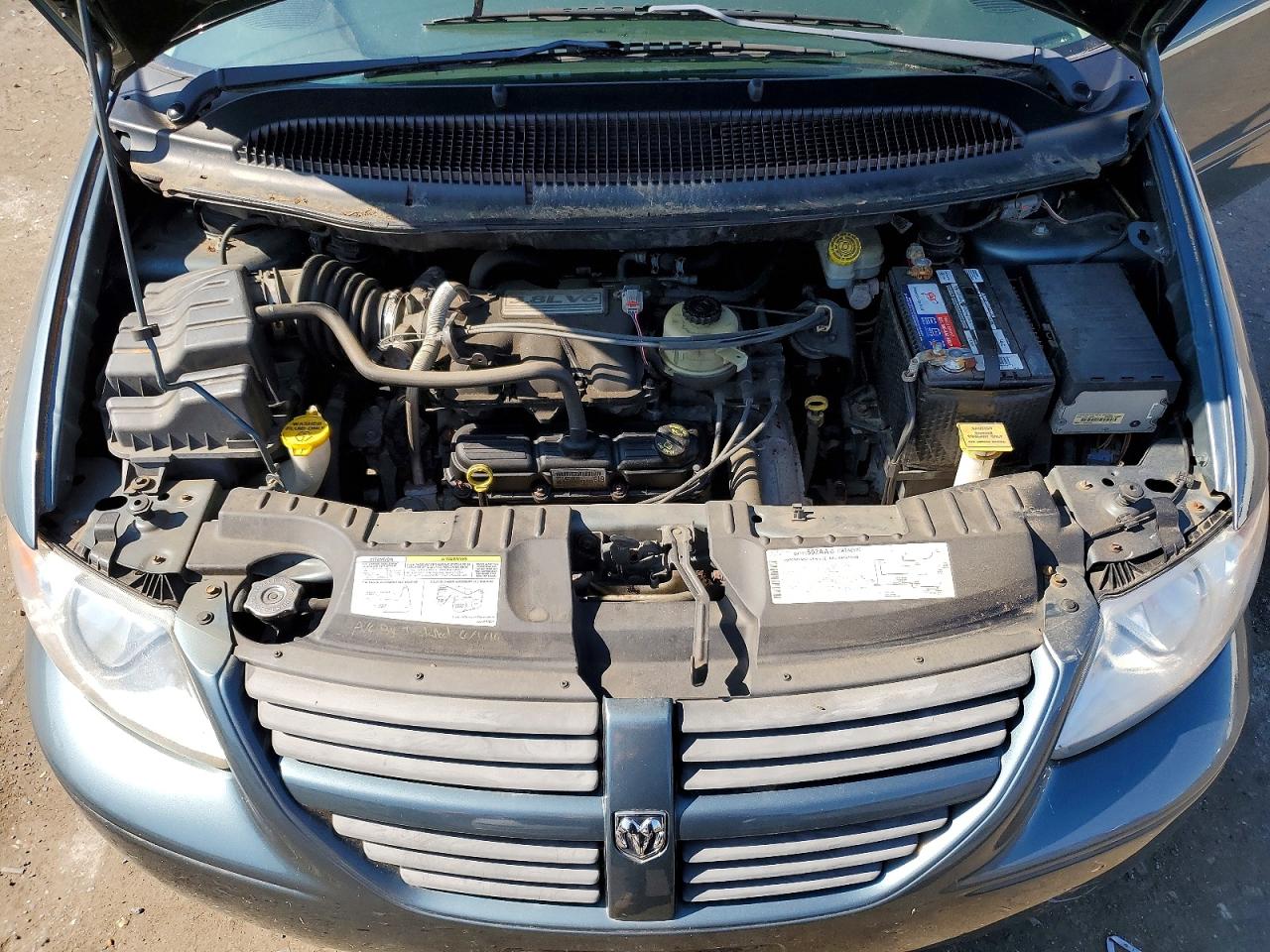2006 Dodge Grand Caravan Sxt Синий vin: 2D4GP44LX6R838141