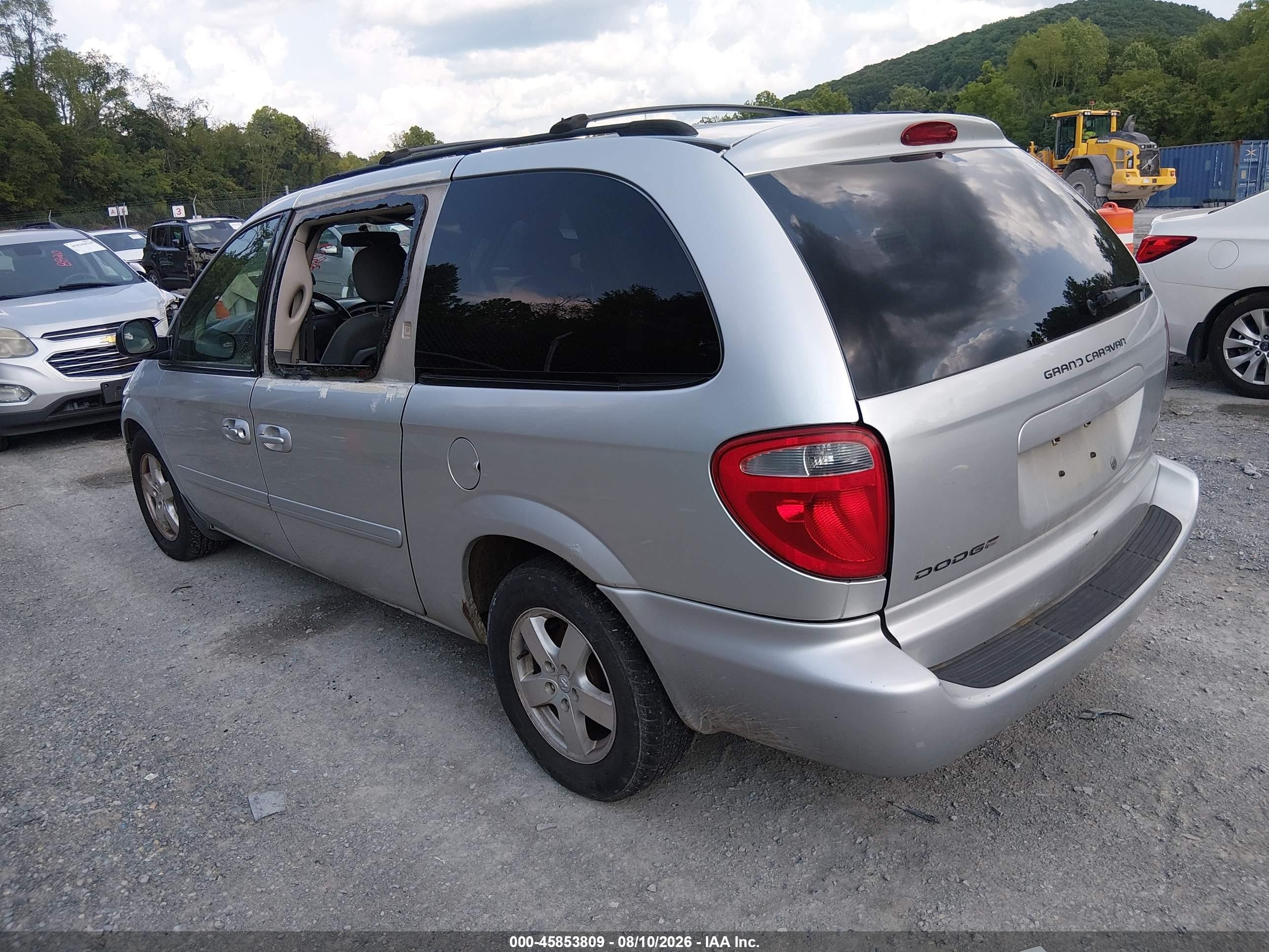 2006 Dodge Grand Caravan Sxt Silver vin: 2D4GP44LX6R838463