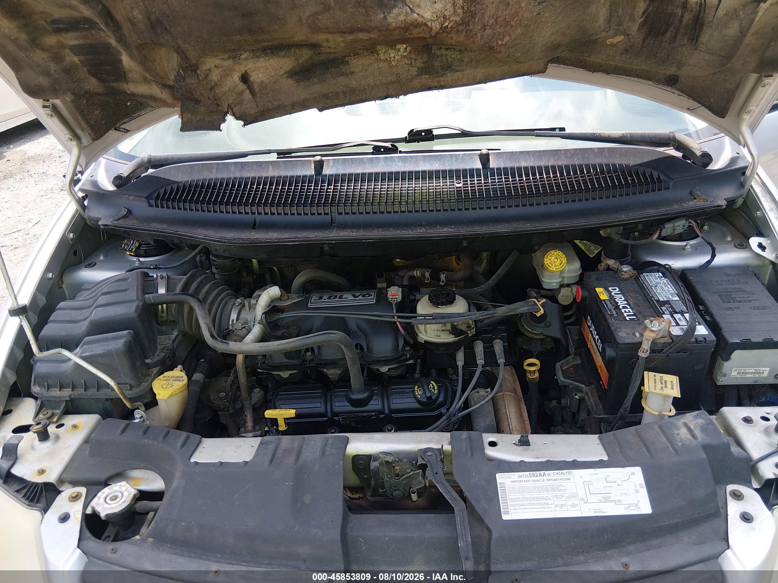 2006 Dodge Grand Caravan Sxt Silver vin: 2D4GP44LX6R838463