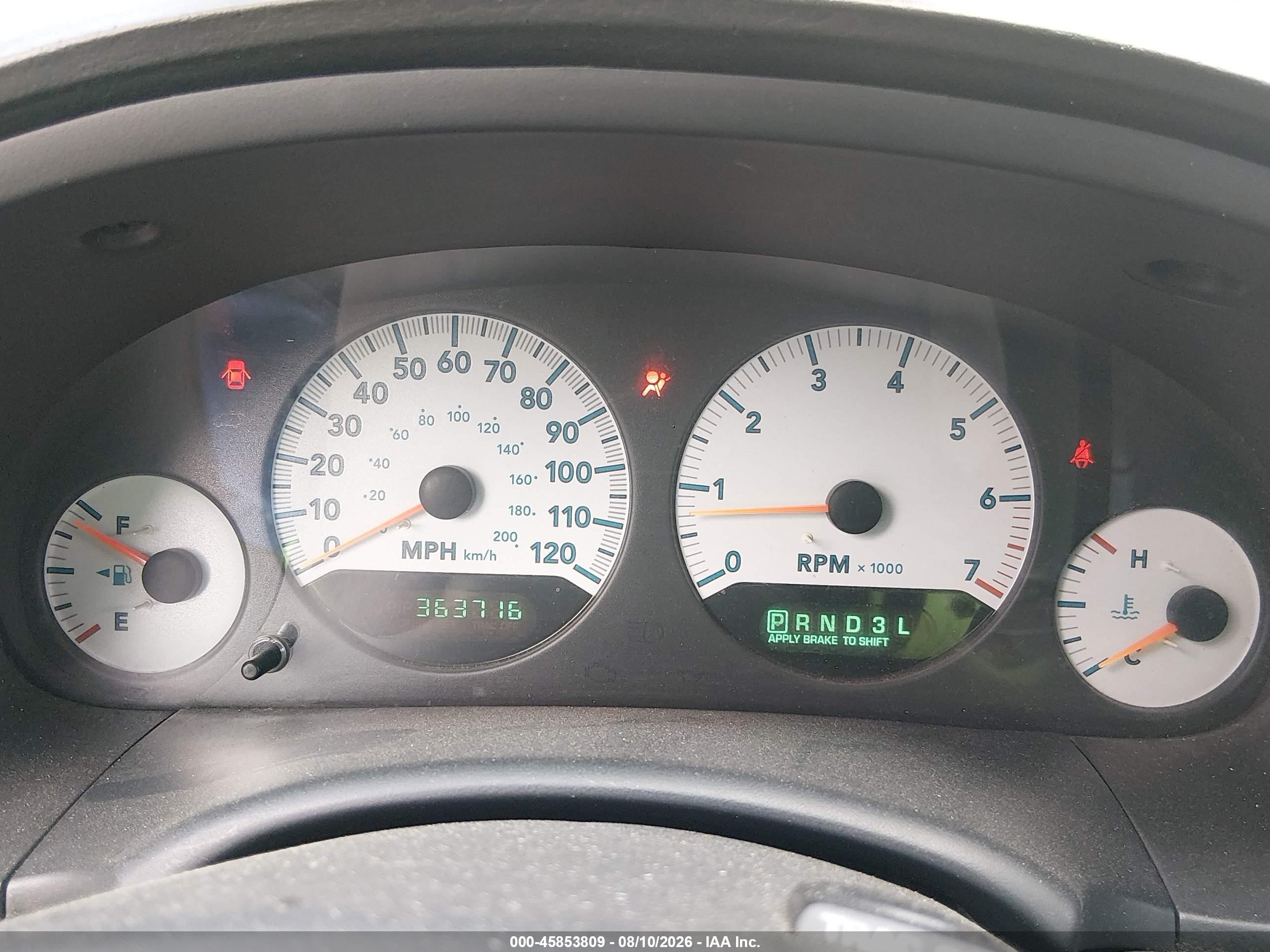 2006 Dodge Grand Caravan Sxt Silver vin: 2D4GP44LX6R838463