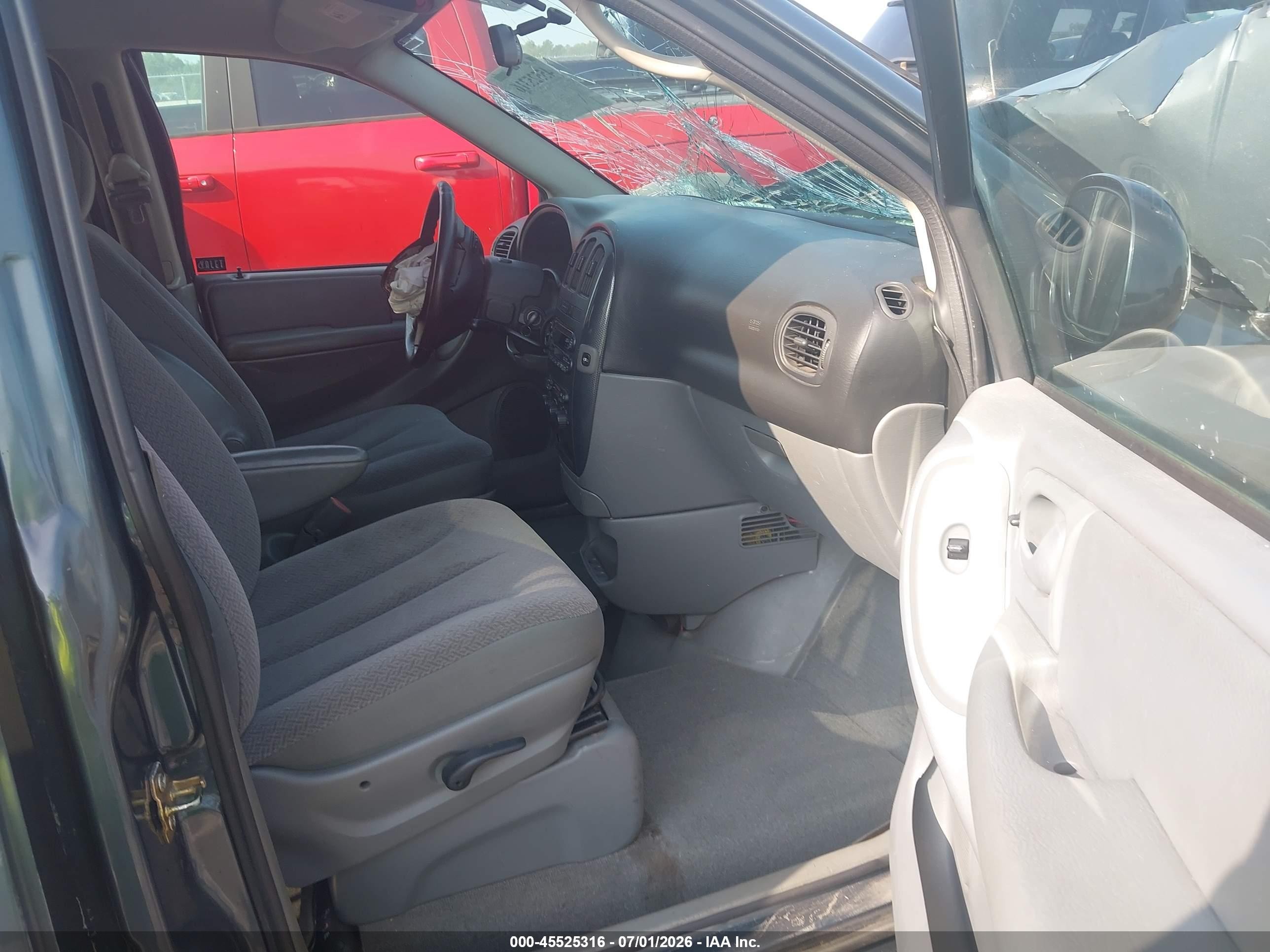 2006 Dodge Grand Caravan Sxt Blue vin: 2D4GP44LX6R889008