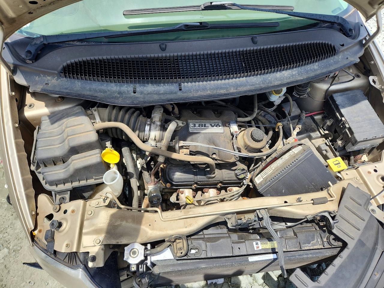 2007 Dodge Grand Caravan Sxt Tan vin: 2D4GP44LX7R313419