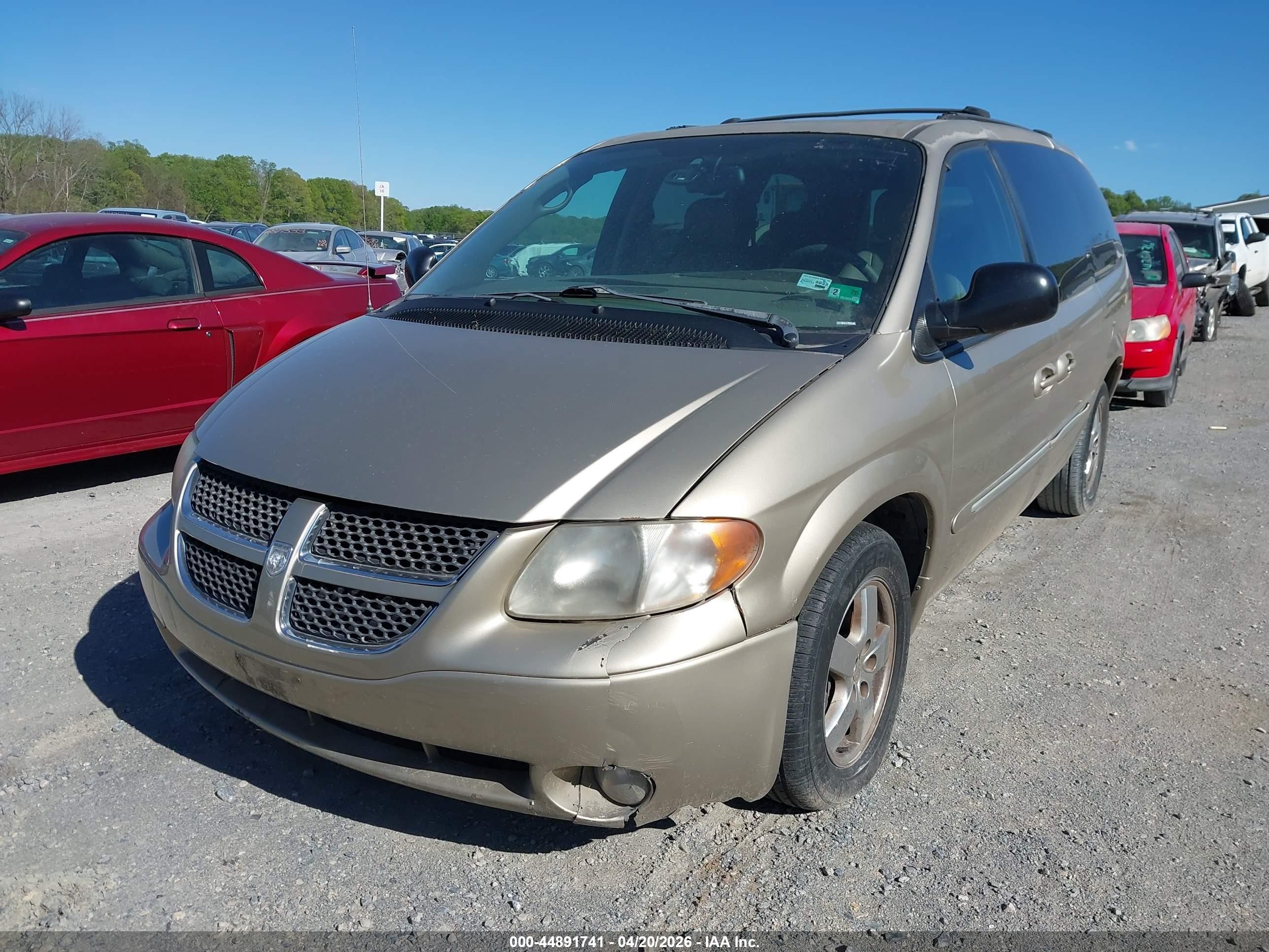 2003 Dodge Grand Caravan Es Gold vin: 2D4GP54L93R384580