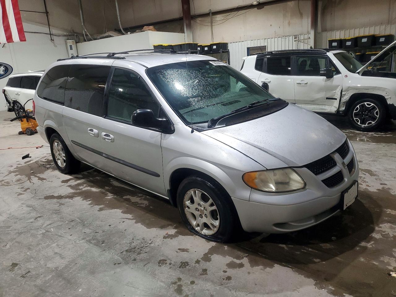 2003 Dodge Grand Caravan Ex Silver vin: 2D4GP74L33R151208