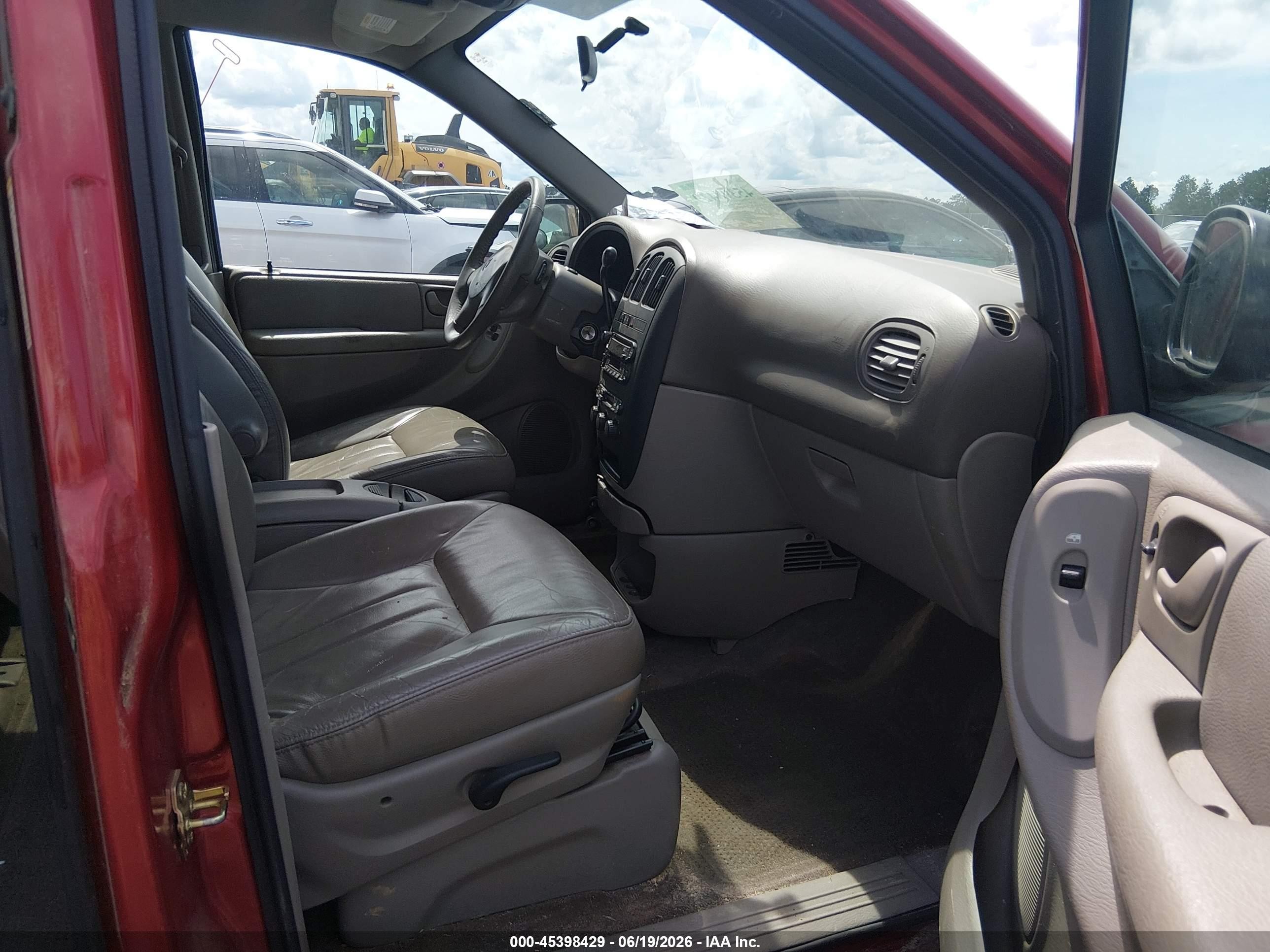 2003 Dodge Grand Caravan Ex Red vin: 2D4GP74L33R244178
