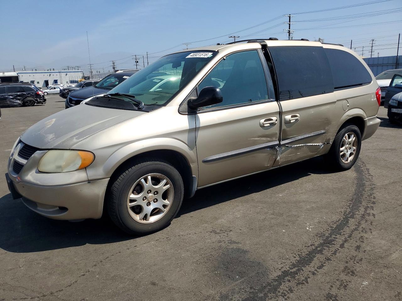 2003 Dodge Grand Caravan Ex Tan vin: 2D4GP74L63R189810