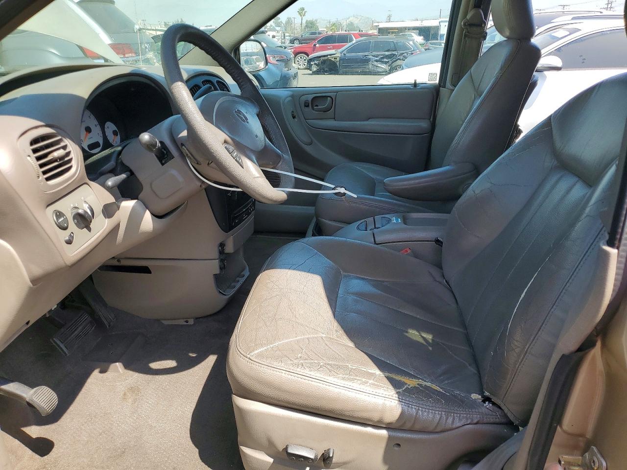 2003 Dodge Grand Caravan Ex Tan vin: 2D4GP74L63R189810