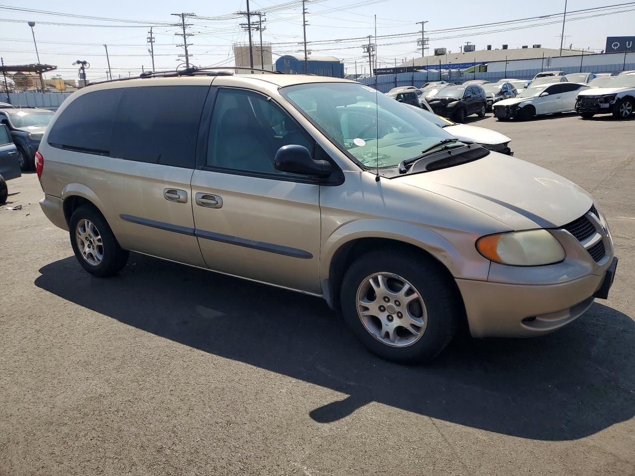2003 Dodge Grand Caravan Ex Tan vin: 2D4GP74L63R189810