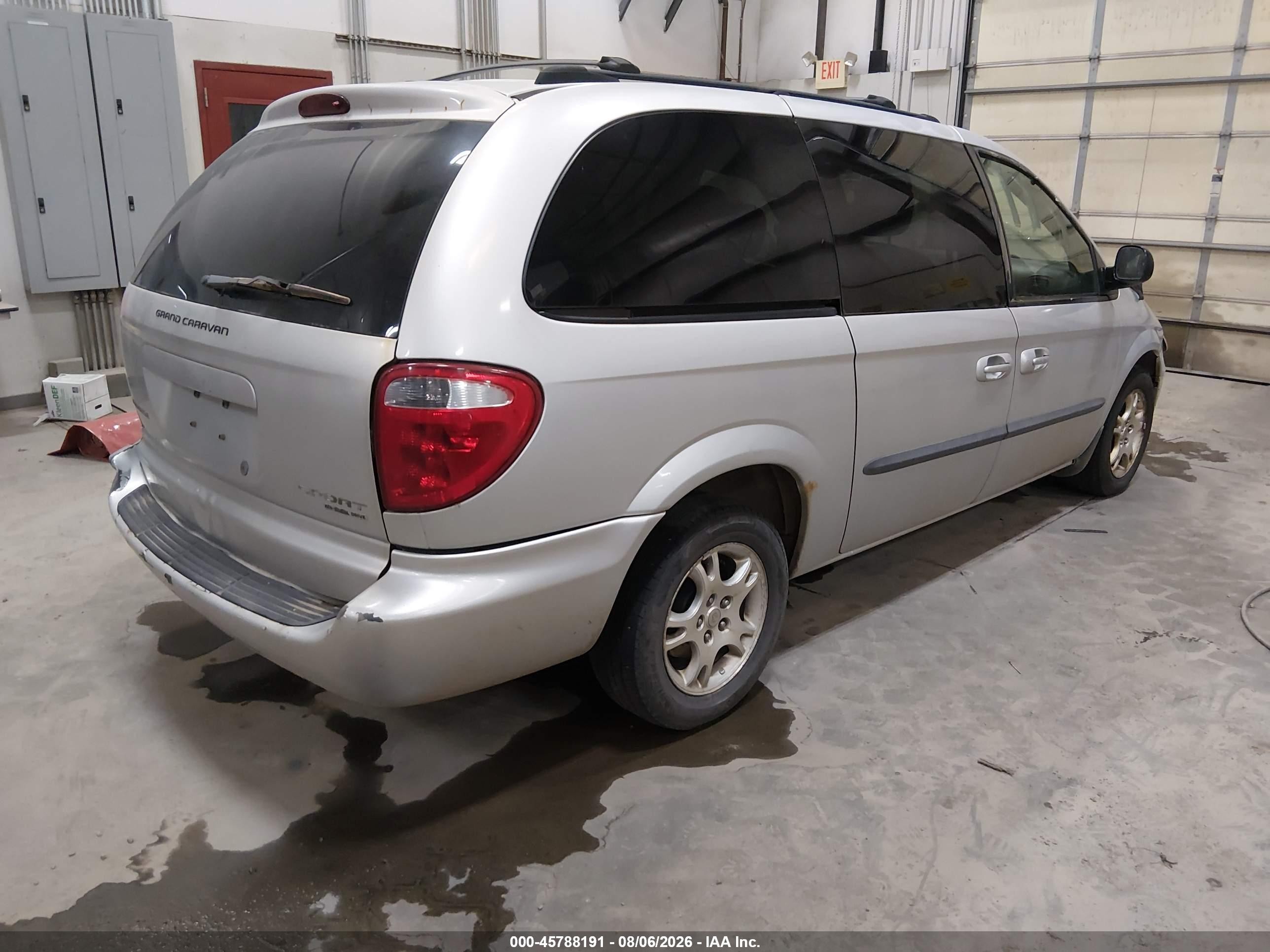 2003 Dodge Grand Caravan Sport Gray vin: 2D4GT44L13R199638
