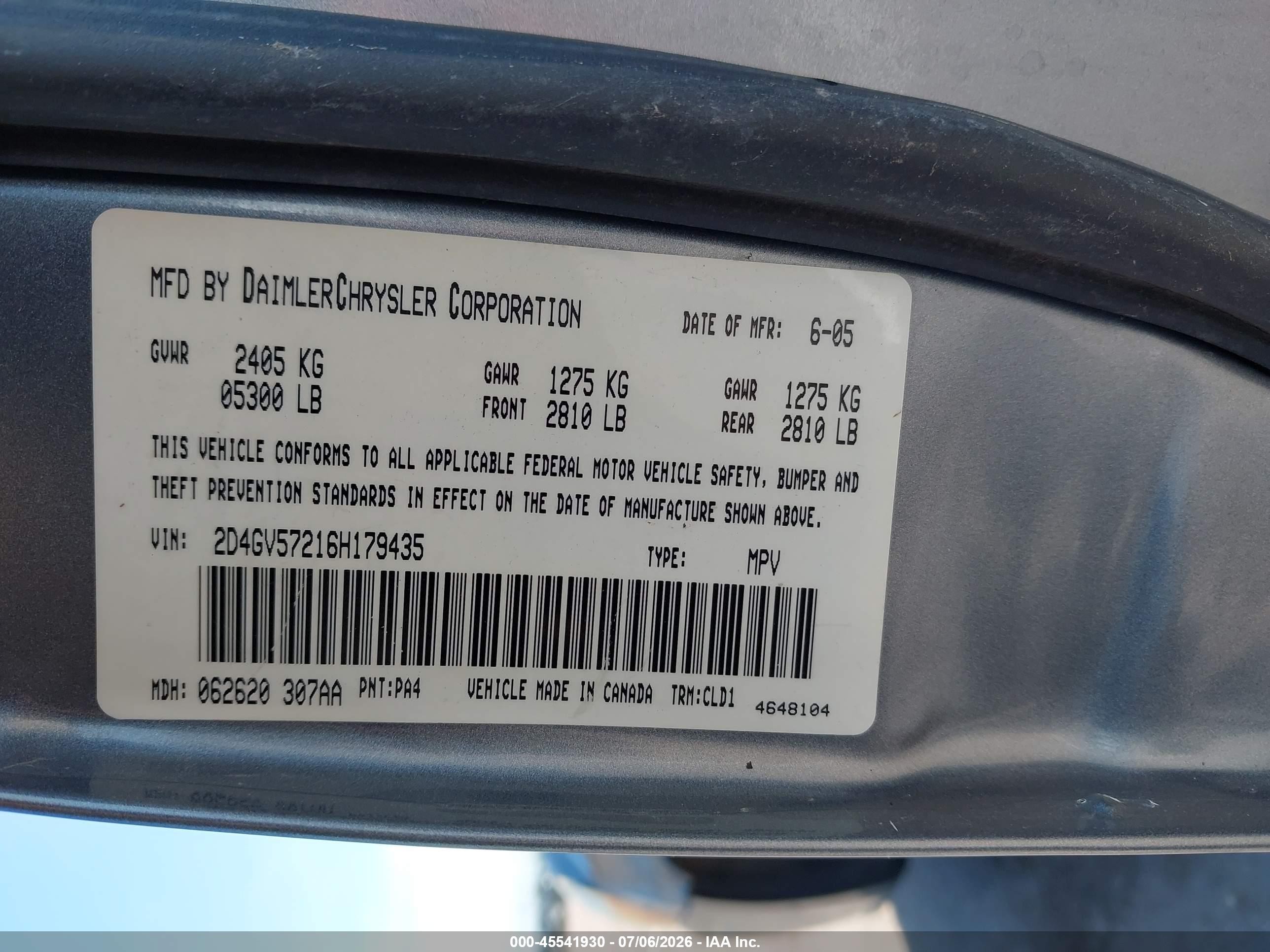 2006 Dodge Magnum Rt Silver vin: 2D4GV57216H179435