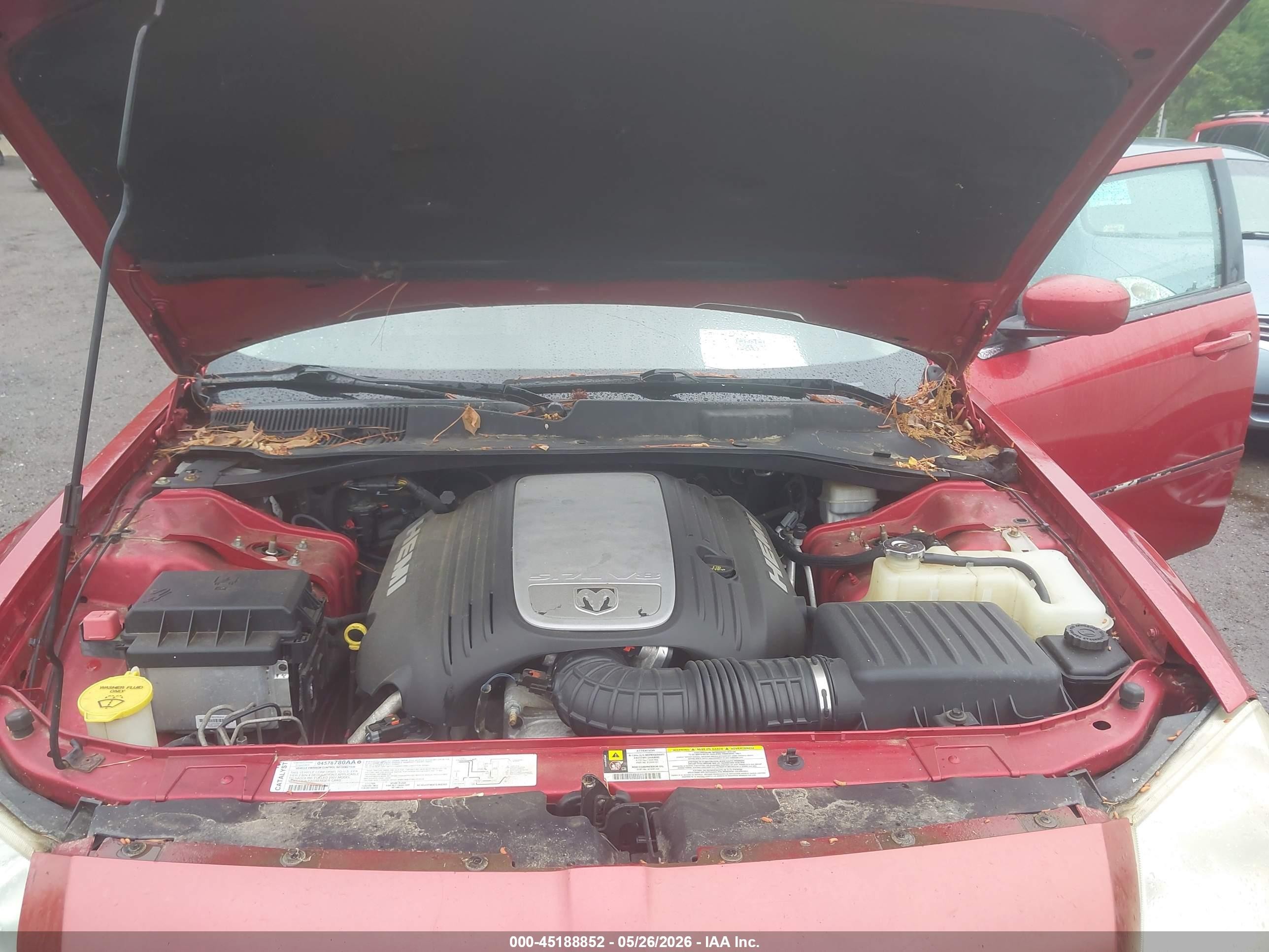 2007 Dodge Magnum Rt Red vin: 2D4GV57267H791387