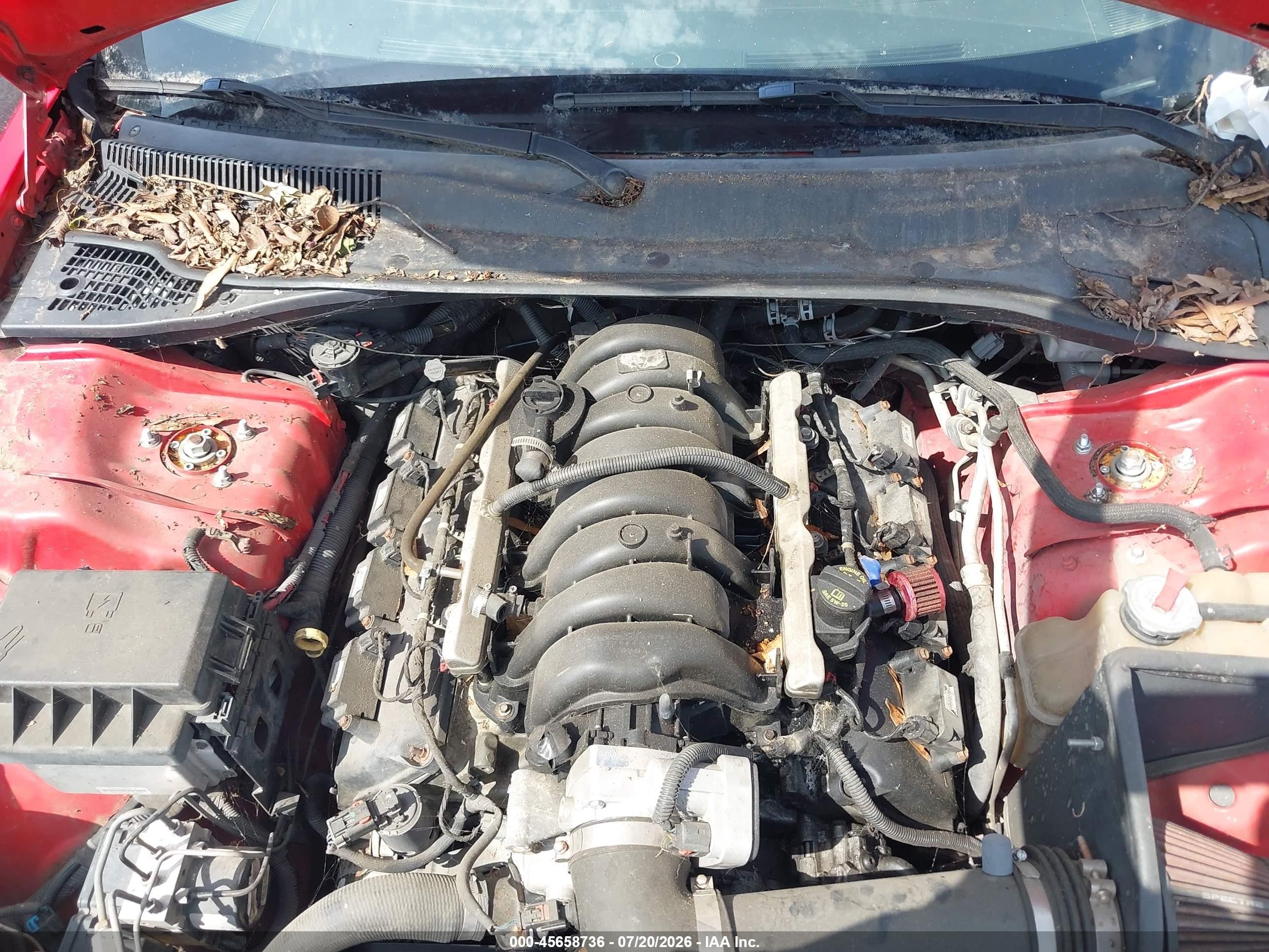 2007 Dodge Magnum Rt Red vin: 2D4GV57297H633349