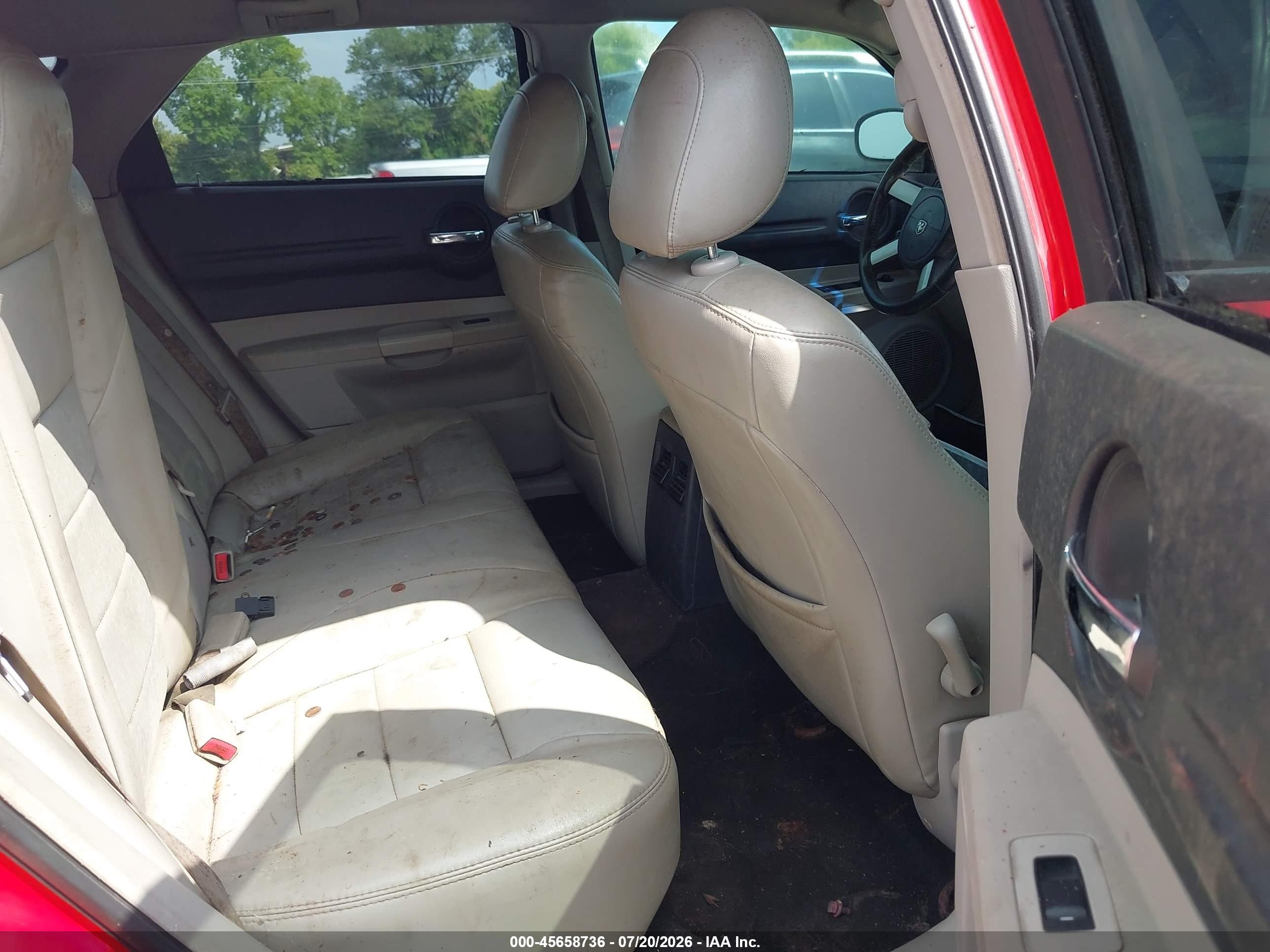 2007 Dodge Magnum Rt Red vin: 2D4GV57297H633349