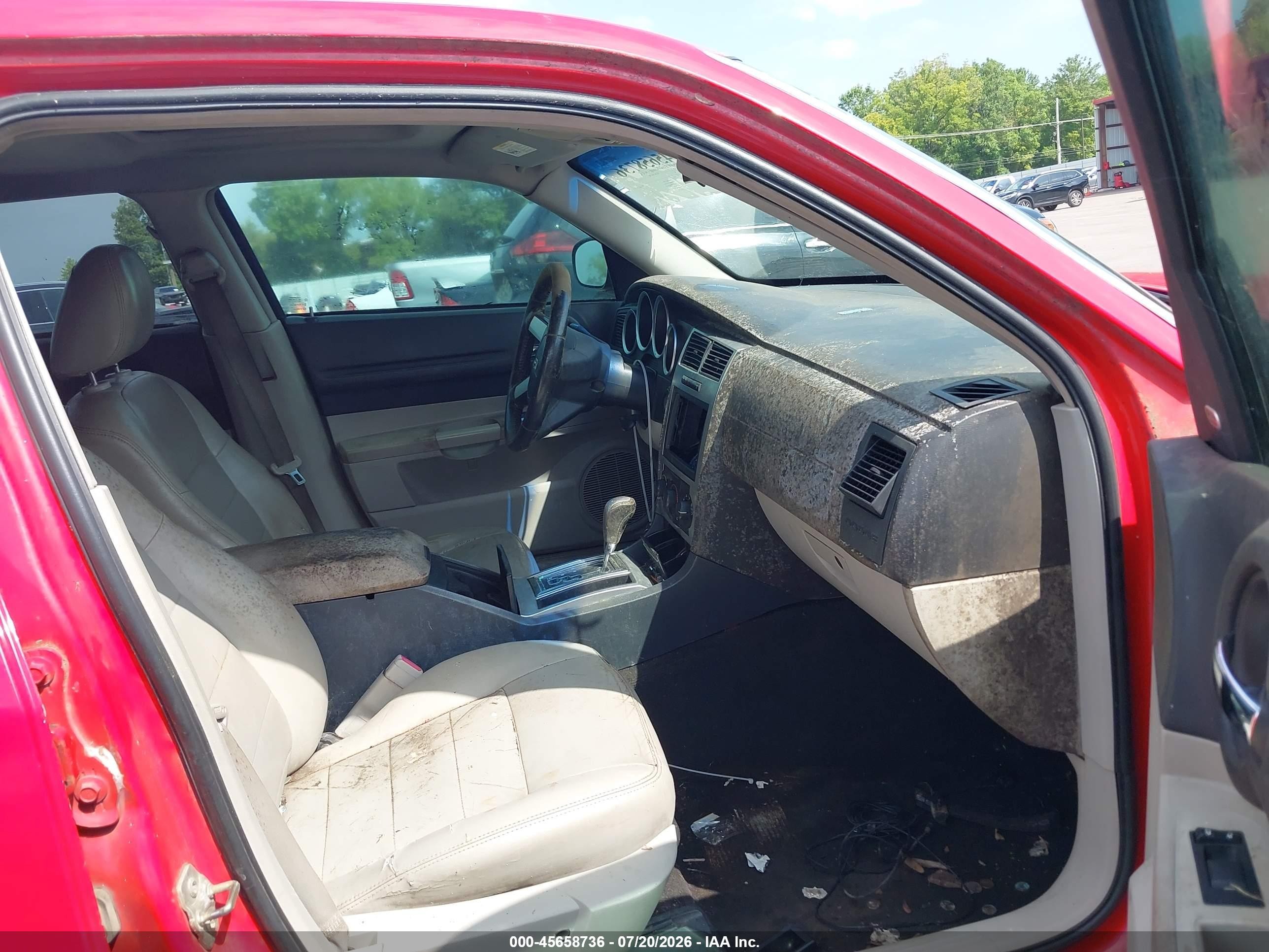 2007 Dodge Magnum Rt Red vin: 2D4GV57297H633349