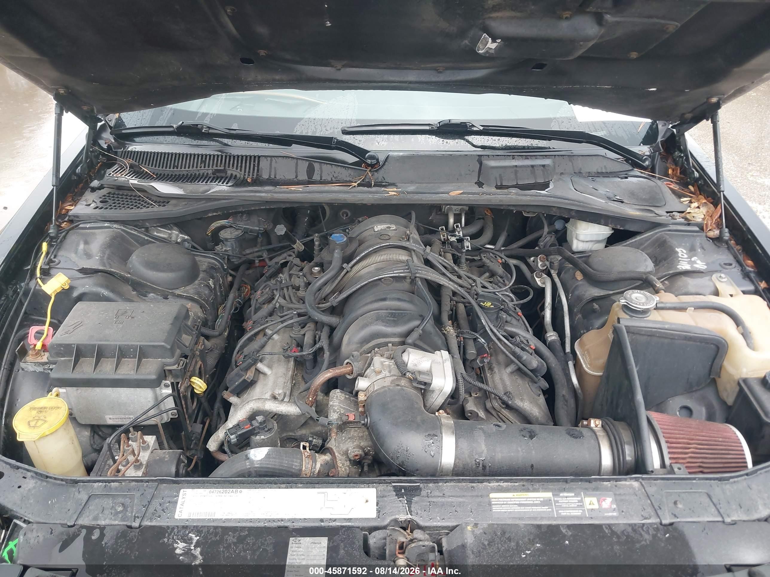 2005 Dodge Magnum Rt Black vin: 2D4GV58265H660410