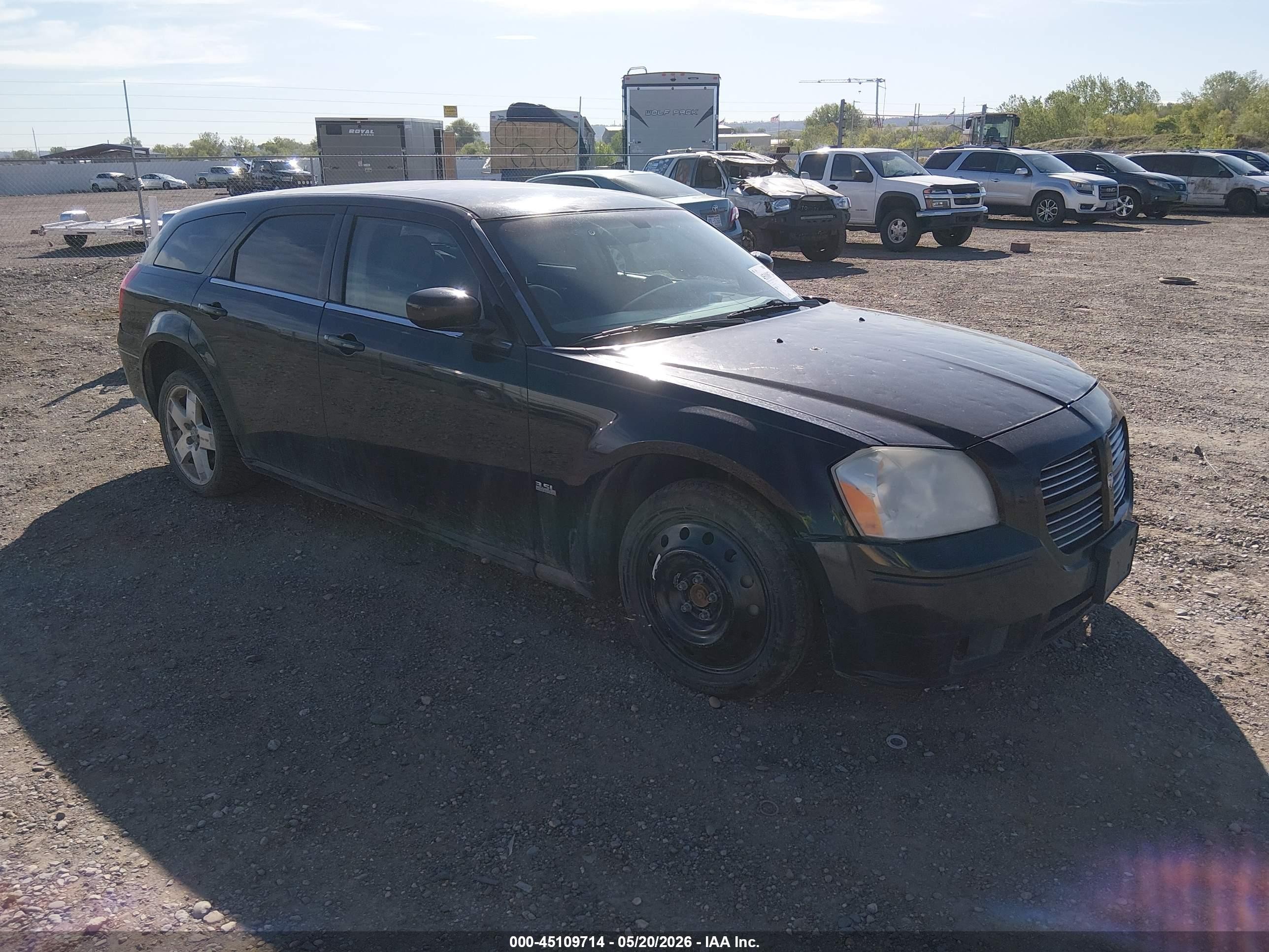 2007 Dodge Magnum Sxt Black vin: 2D4GZ47V57H687563